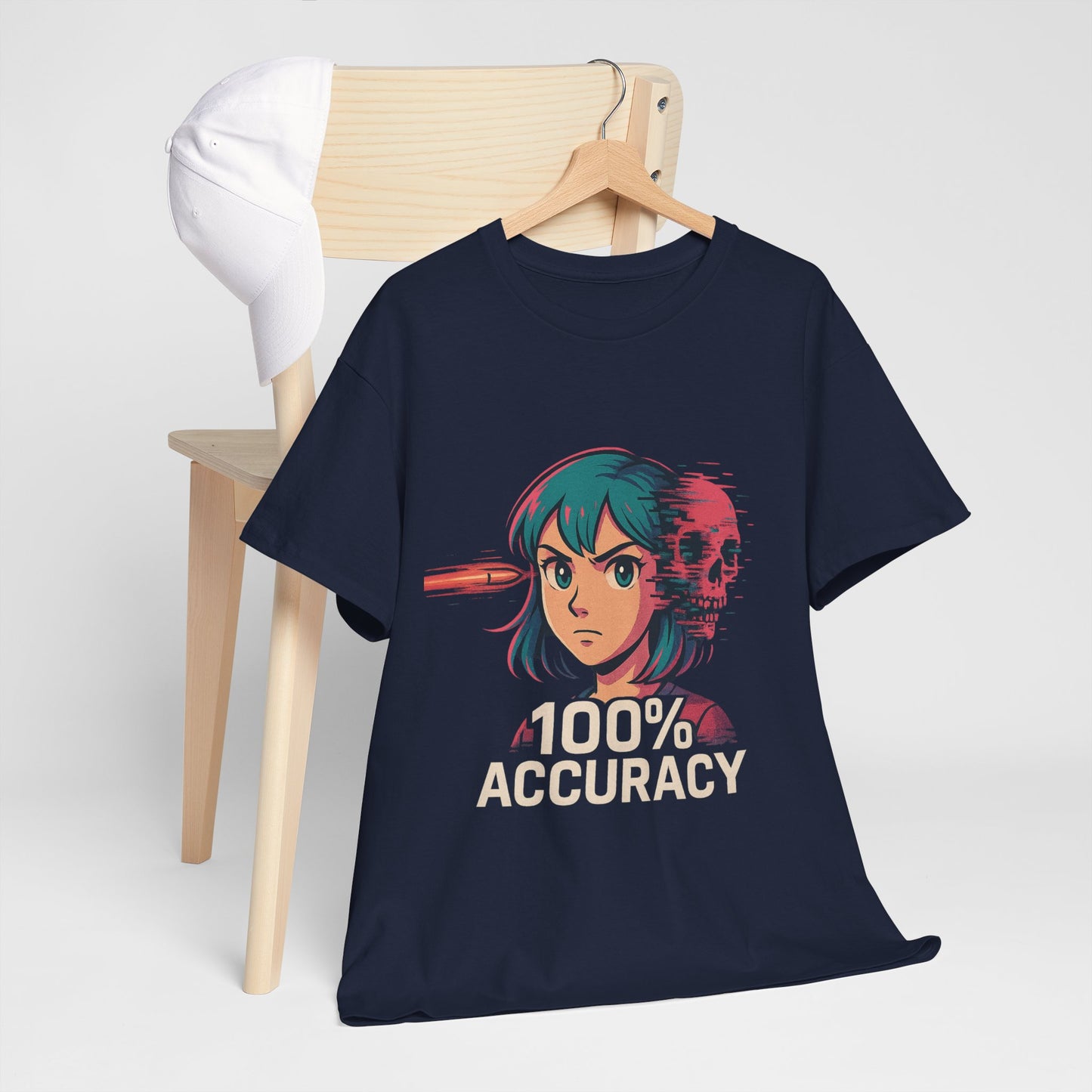 100% Accuracy Graphic Tee for Gamers - Unisex Cotton