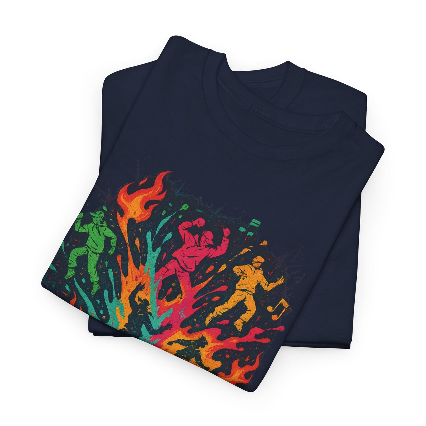 Vibrant Dance Party Tee, Unisex Cotton Tee