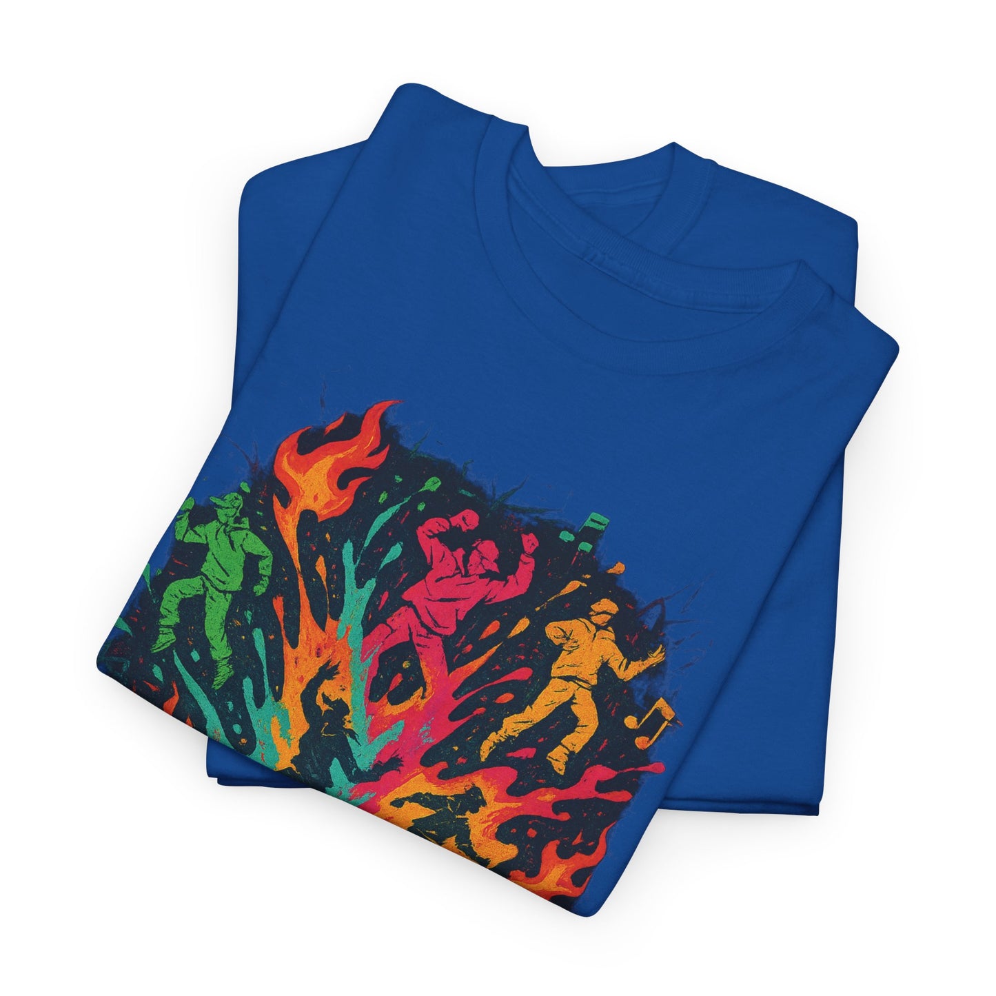 Vibrant Dance Party Tee, Unisex Cotton Tee