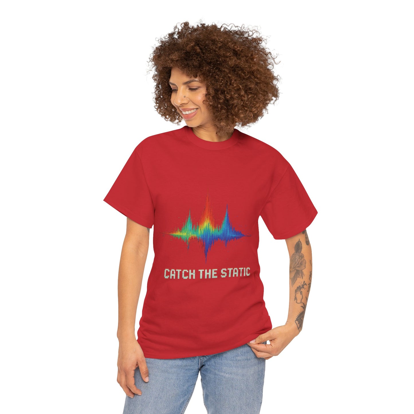 Catch the Static Unisex Heavy Cotton Tee