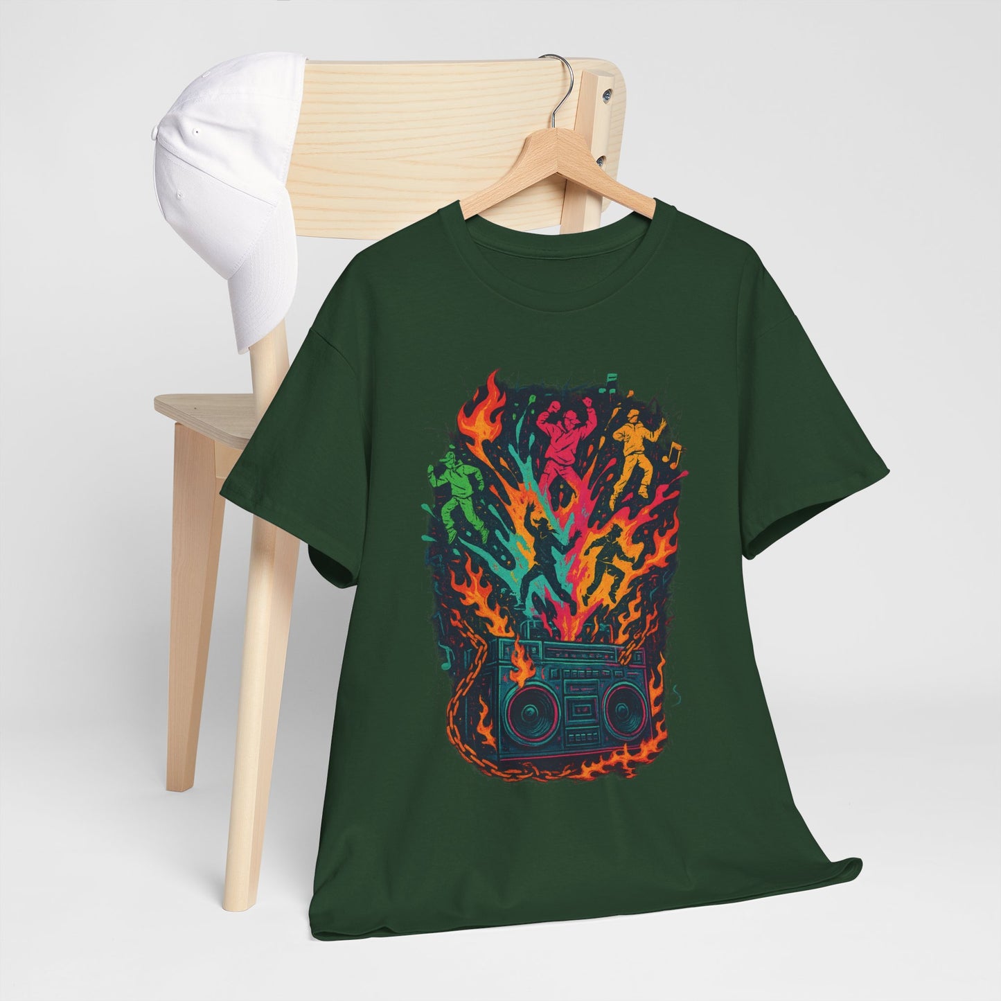 Vibrant Dance Party Tee, Unisex Cotton Tee