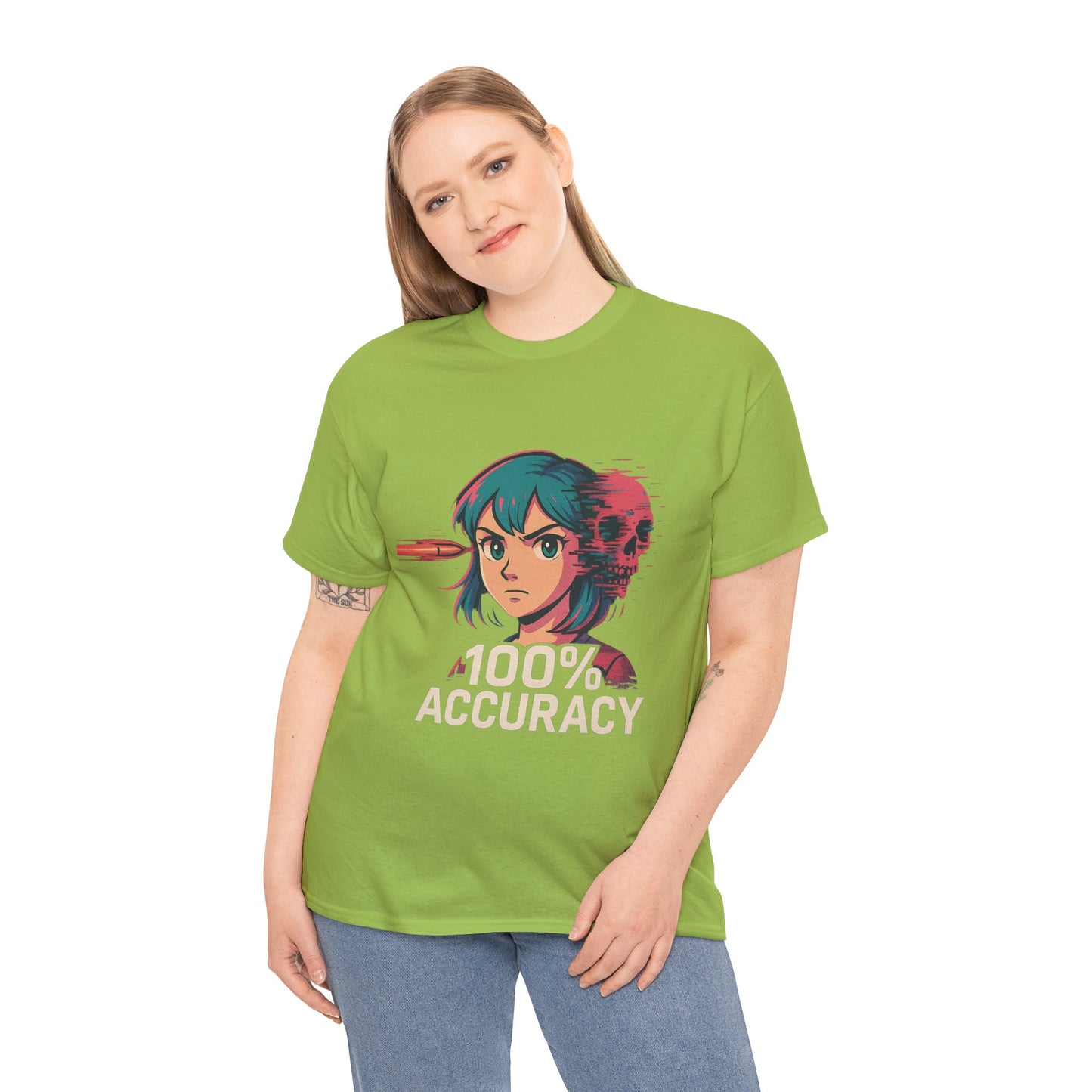 100% Accuracy Graphic Tee for Gamers - Unisex Cotton