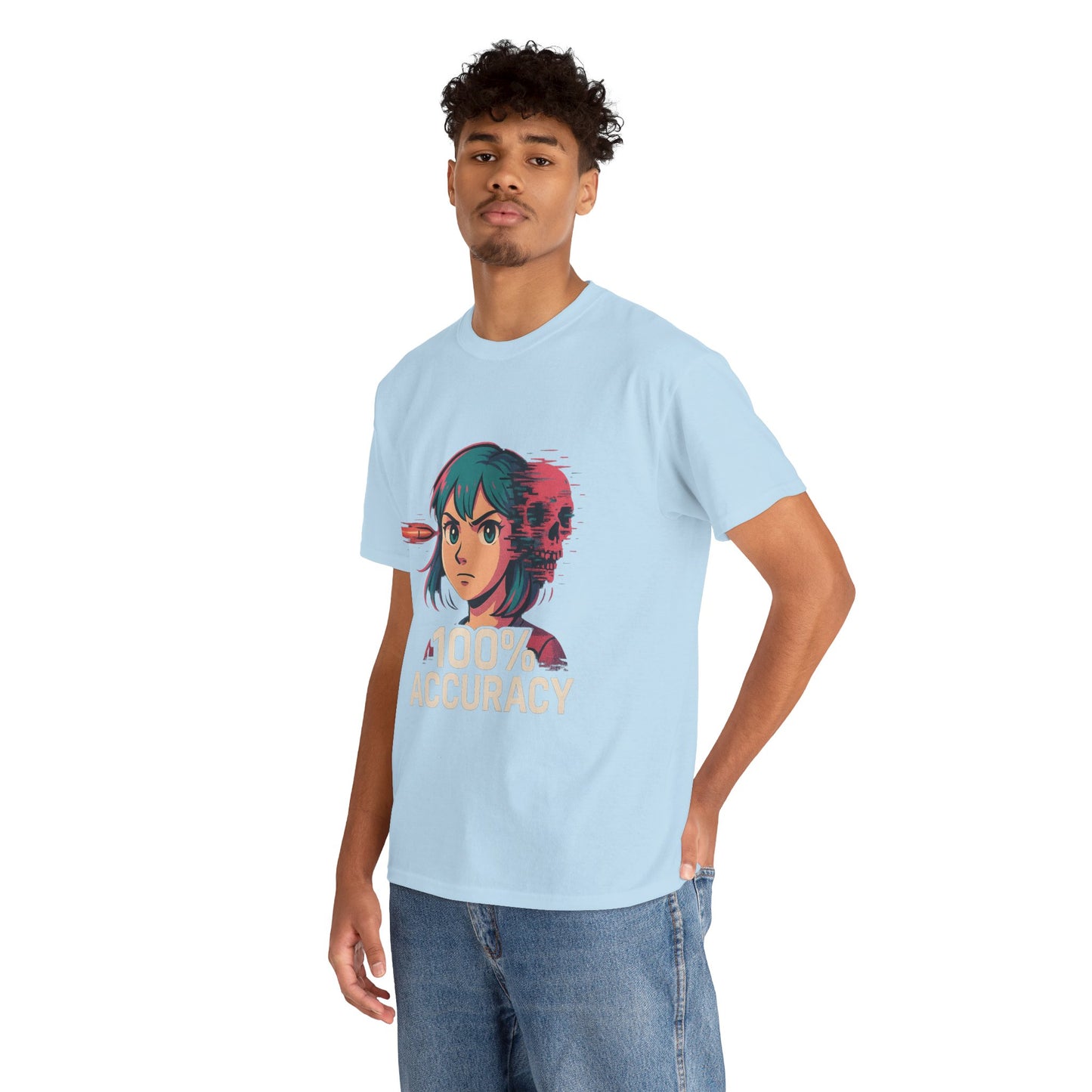 100% Accuracy Graphic Tee for Gamers - Unisex Cotton