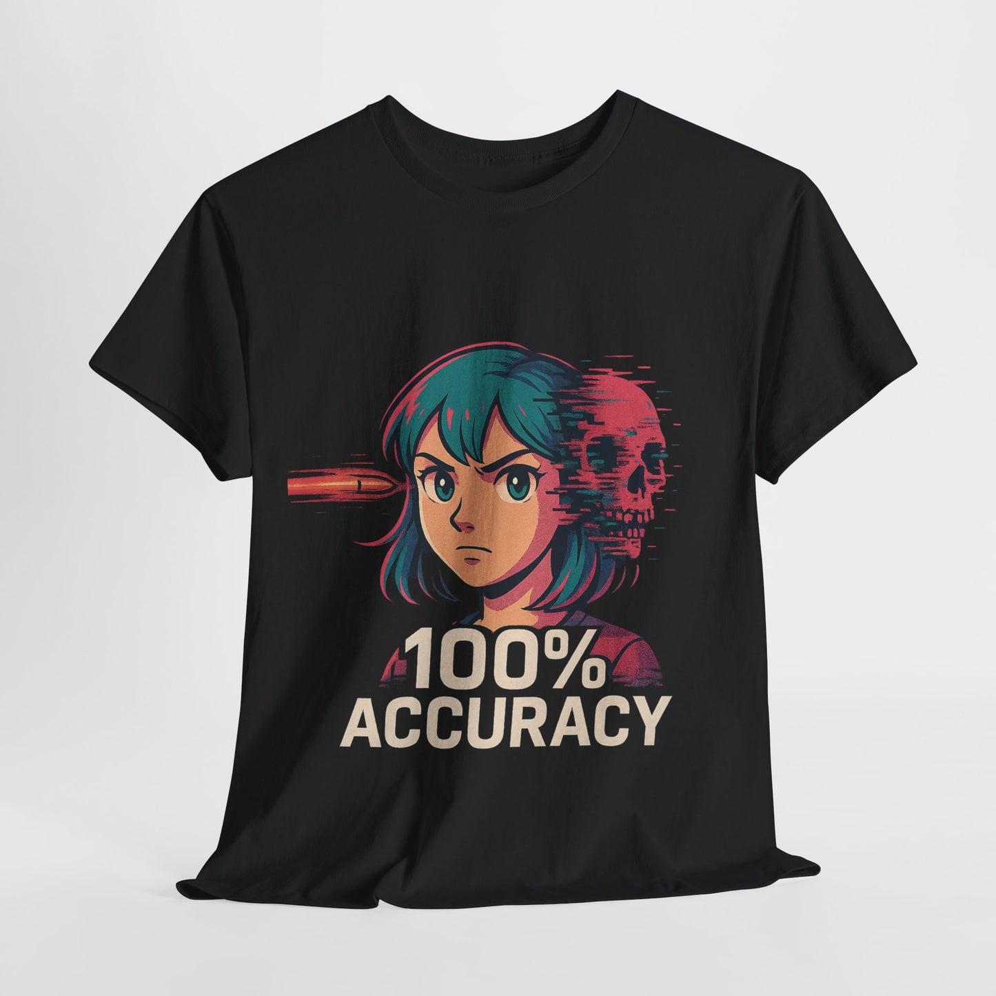 100% Accuracy Graphic Tee for Gamers - Unisex Cotton