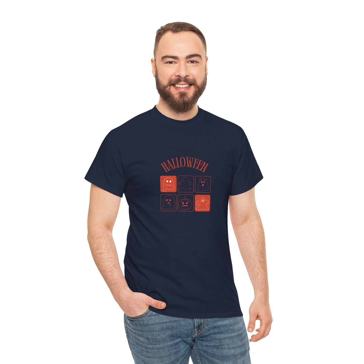 Retro Halloween Blocks Tee