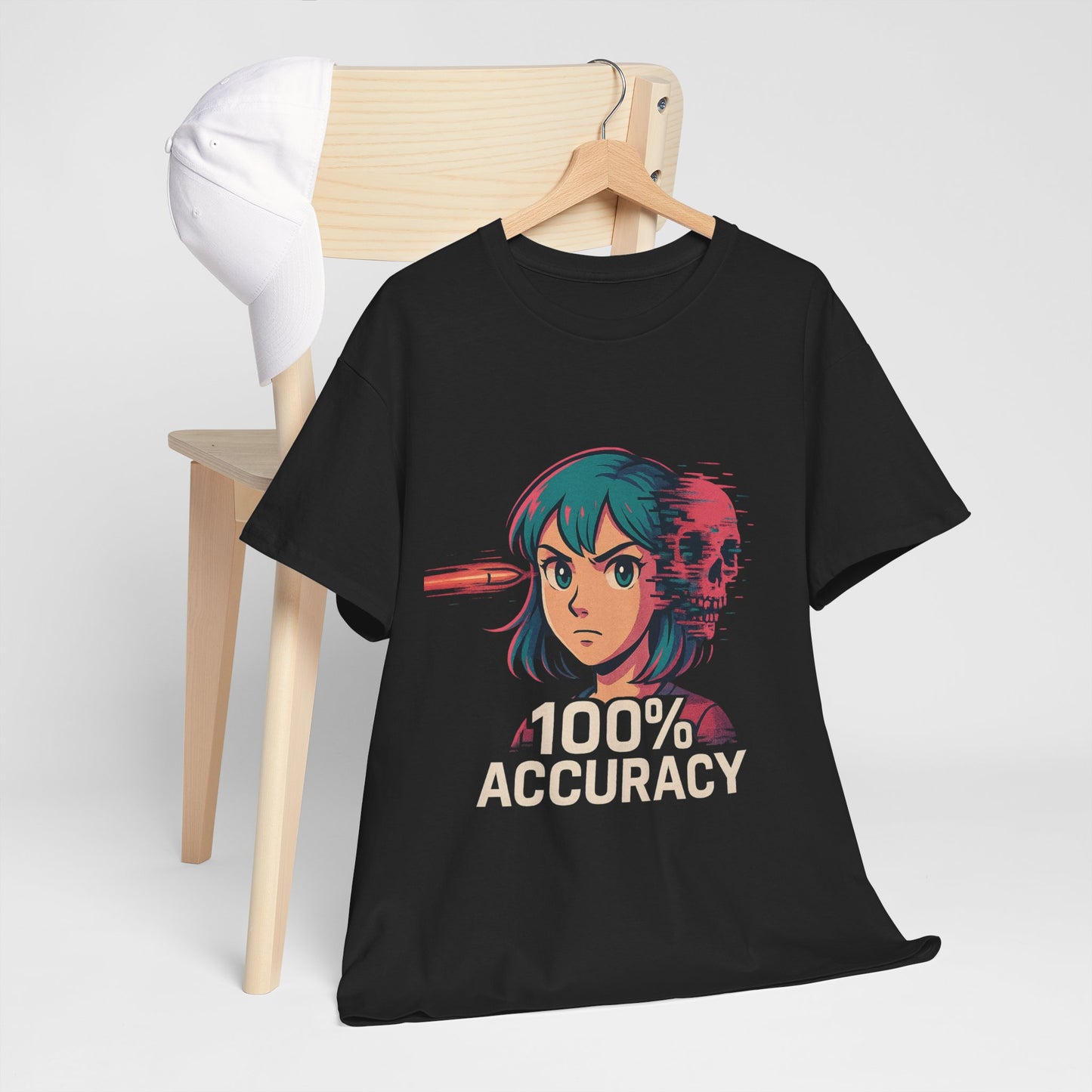 100% Accuracy Graphic Tee for Gamers - Unisex Cotton
