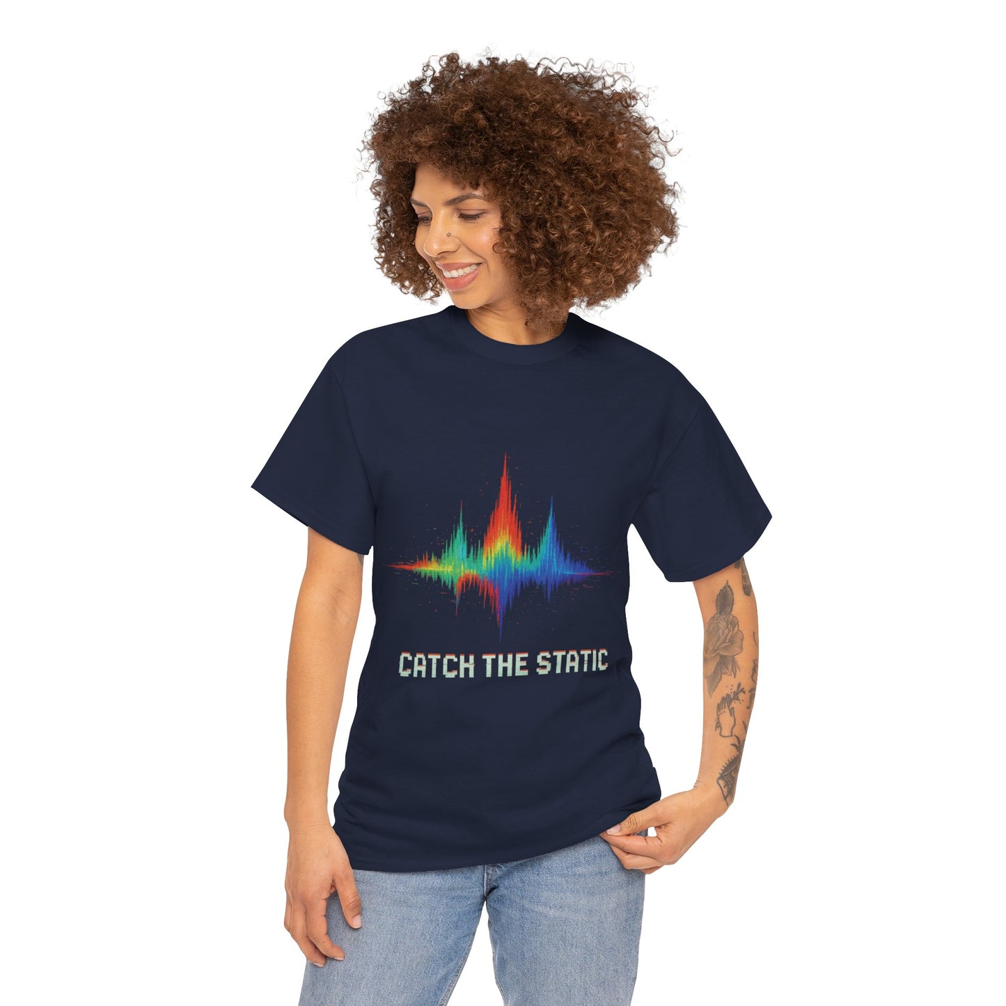 Catch the Static Unisex Heavy Cotton Tee