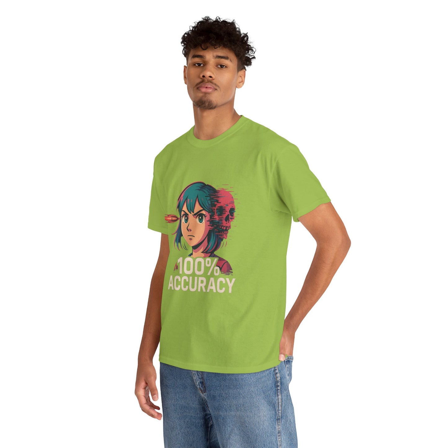 100% Accuracy Graphic Tee for Gamers - Unisex Cotton