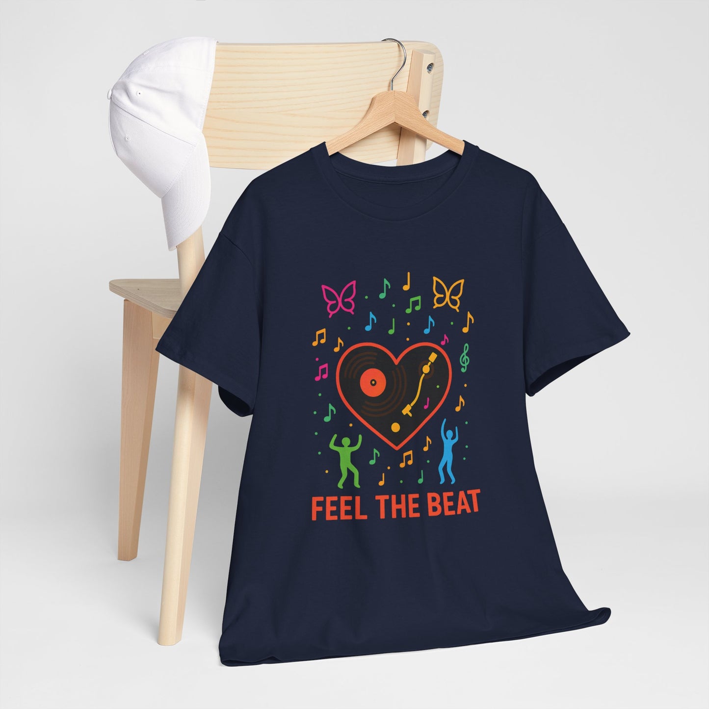 Colorful Music Vibes Tee | Unisex Heavy Cotton Tee