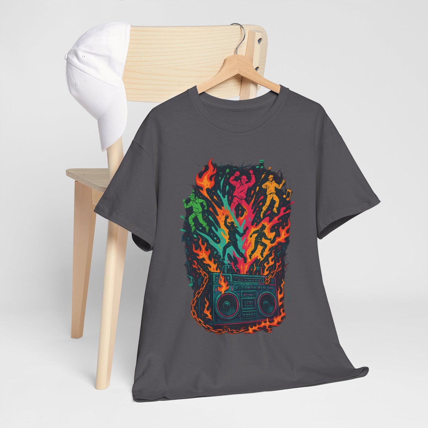 Vibrant Dance Party Tee, Unisex Cotton Tee