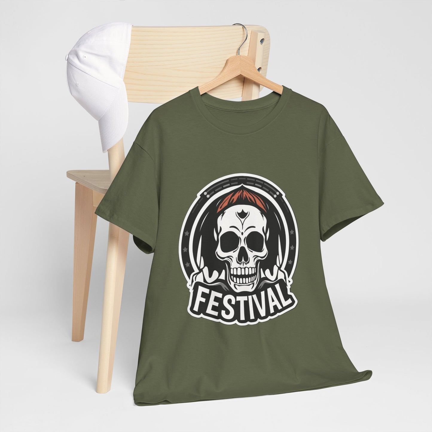 Festival Skull T-Shirt for Music Lovers