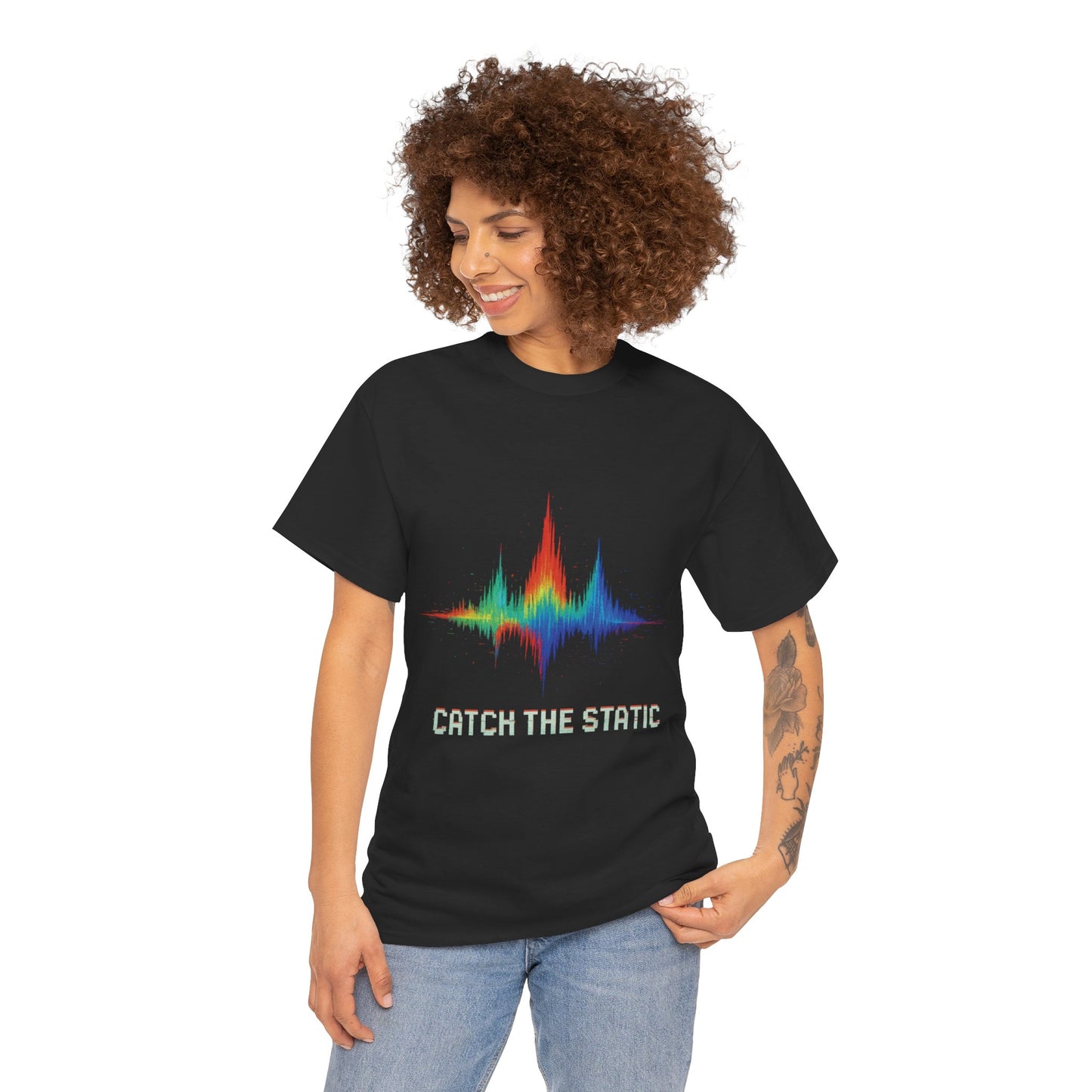 Catch the Static Unisex Heavy Cotton Tee