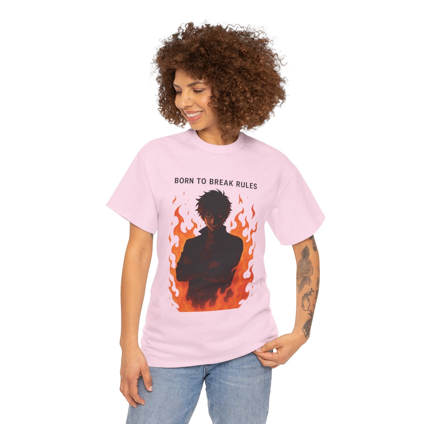 Born to Break Rules Unisex Heavy Cotton Tee