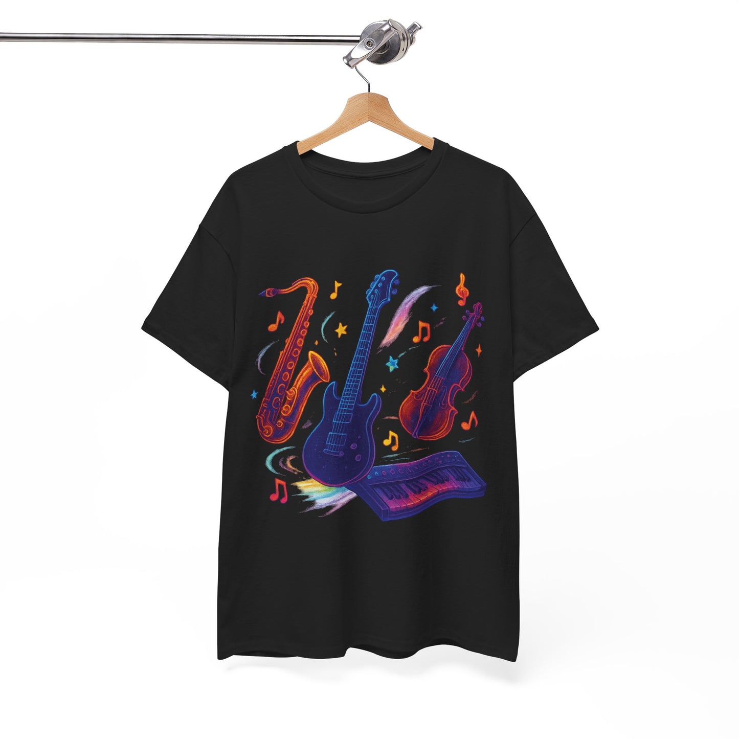 Vibrant Music-Themed Unisex Tee
