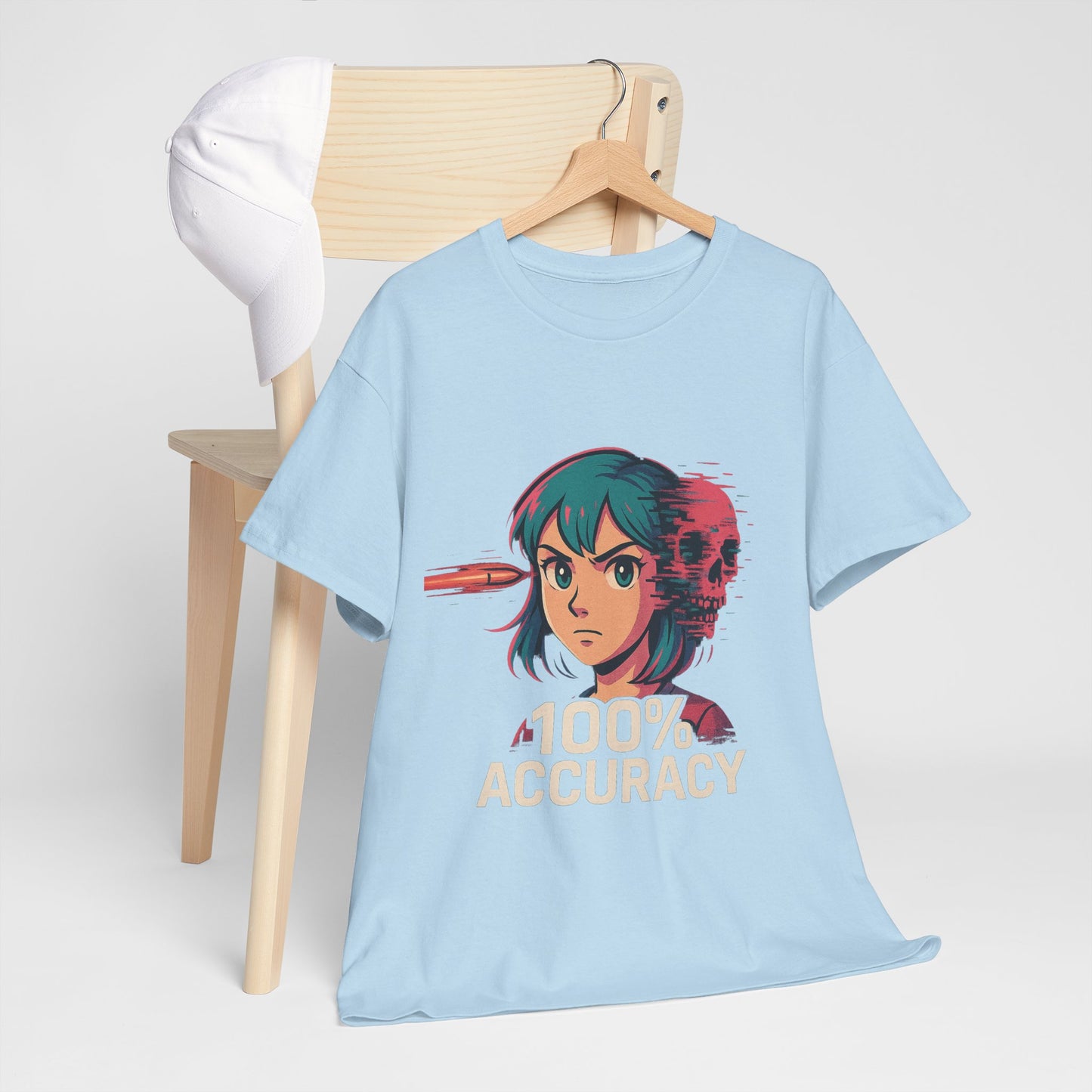 100% Accuracy Graphic Tee for Gamers - Unisex Cotton