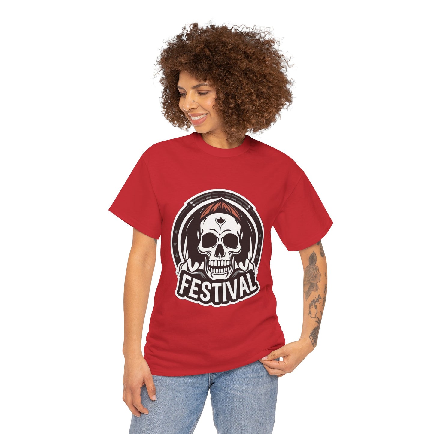 Festival Skull T-Shirt for Music Lovers