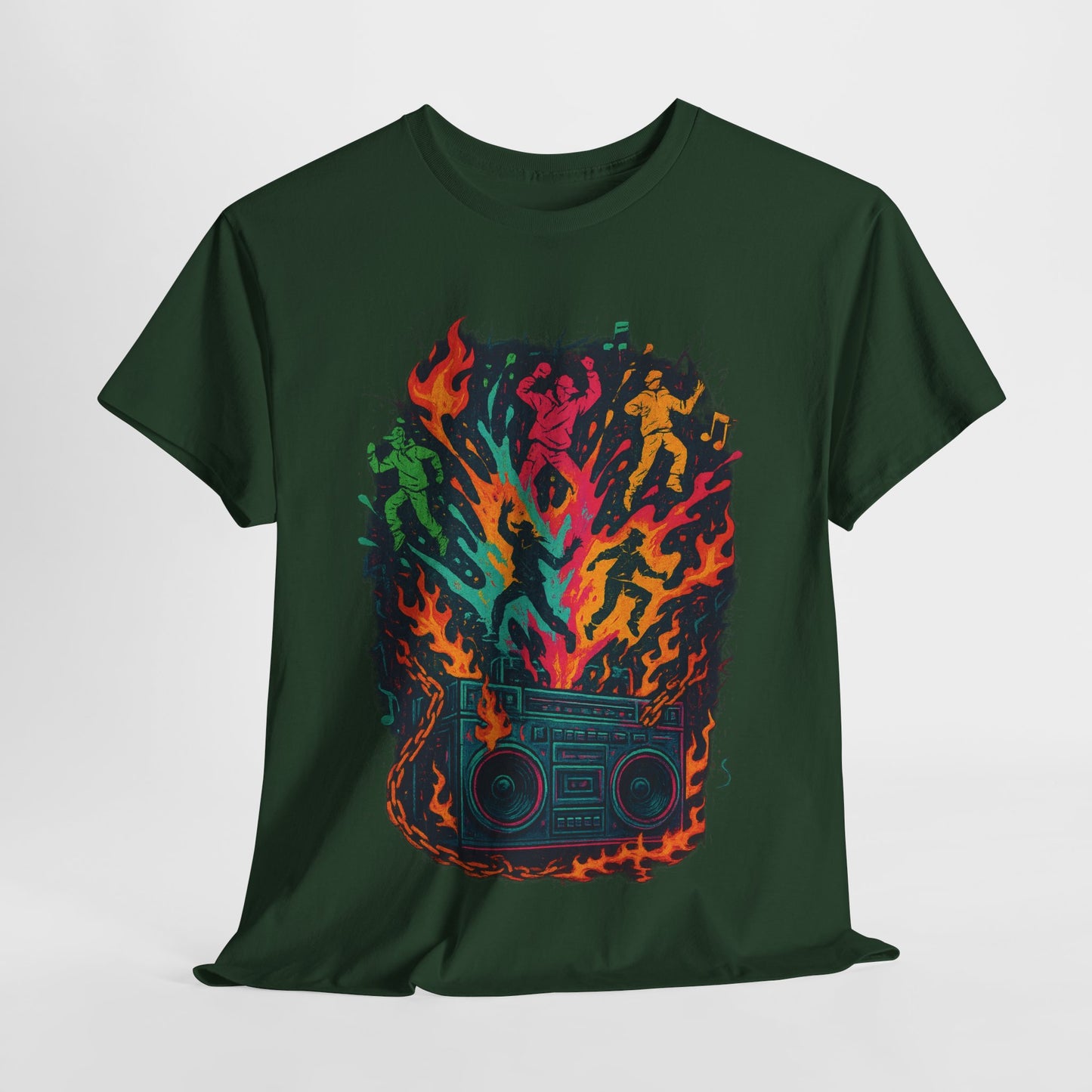Vibrant Dance Party Tee, Unisex Cotton Tee
