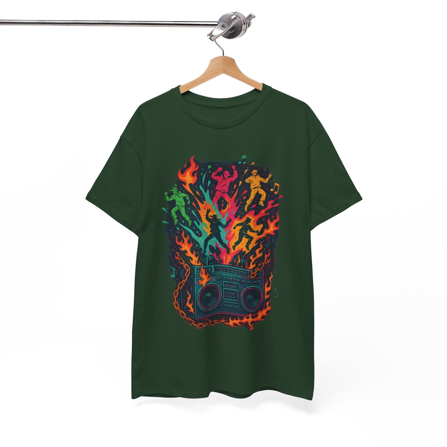 Vibrant Dance Party Tee, Unisex Cotton Tee
