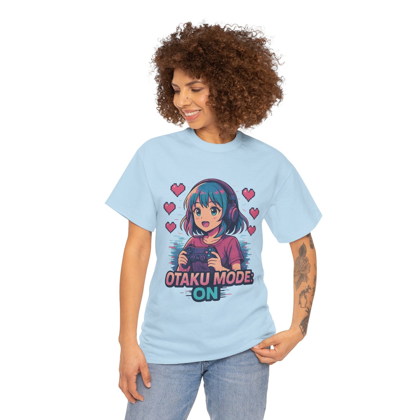 Anime Gamer Tee - Otaku Mode ON