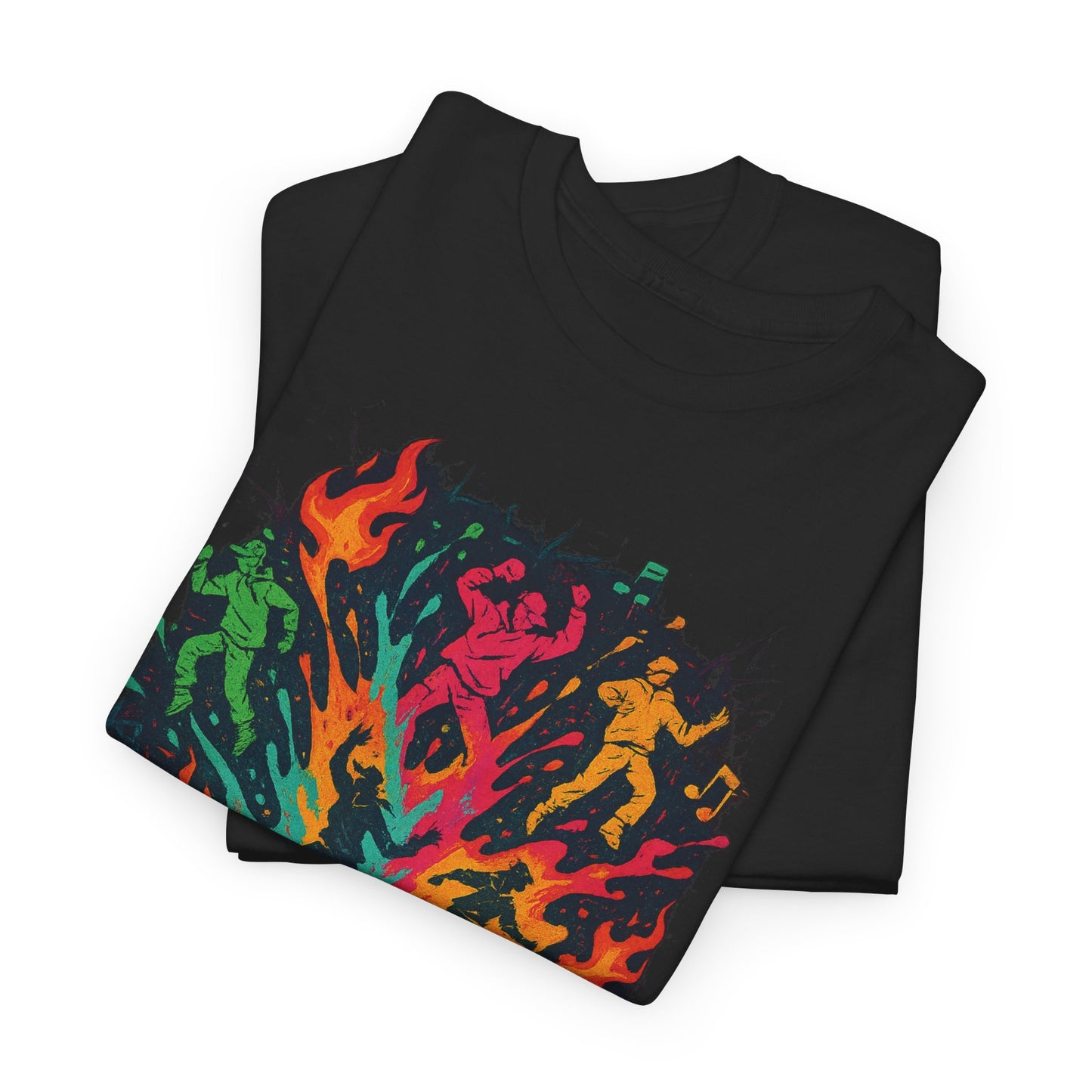 Vibrant Dance Party Tee, Unisex Cotton Tee