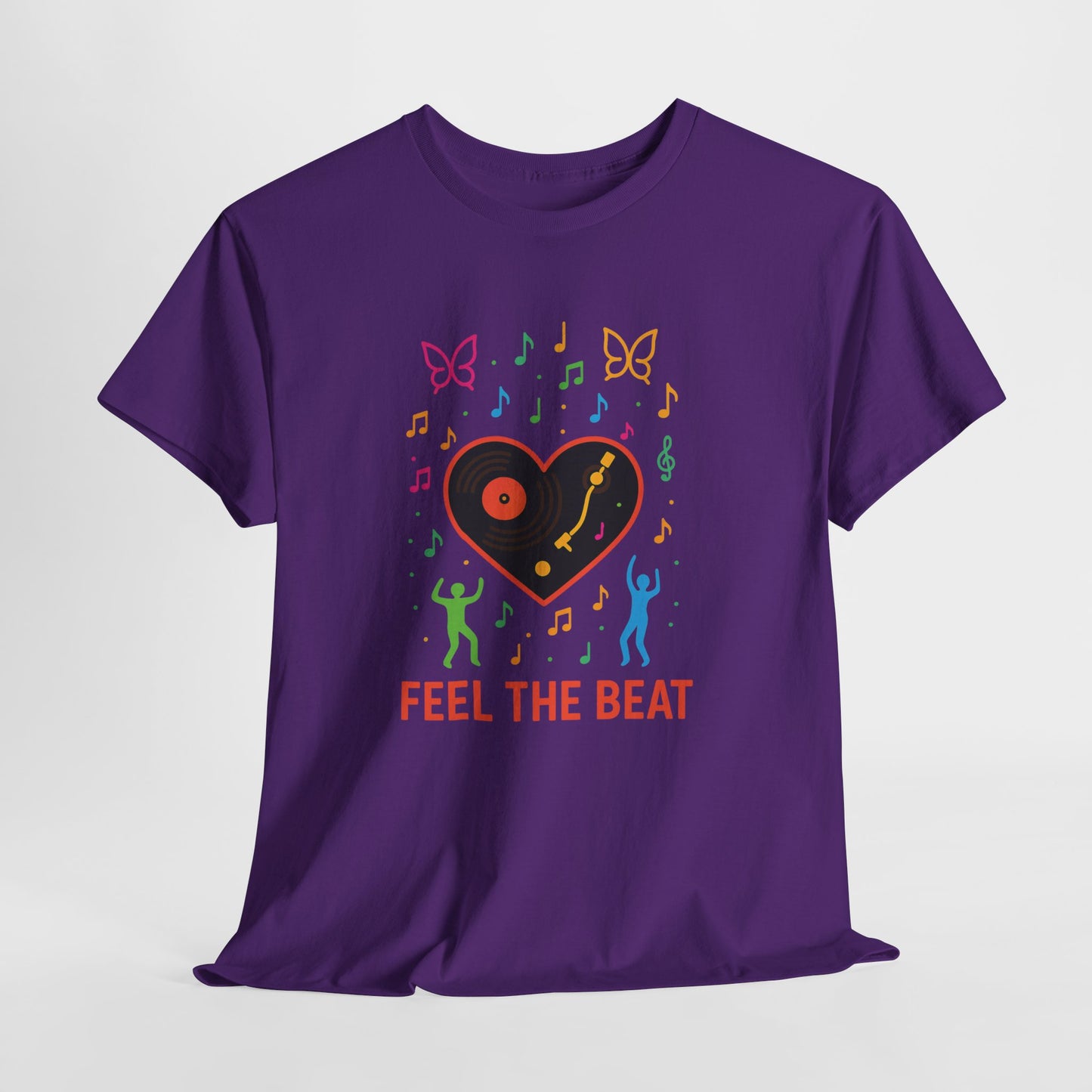 Colorful Music Vibes Tee | Unisex Heavy Cotton Tee