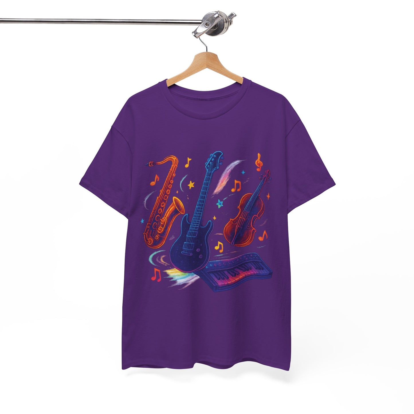 Vibrant Music-Themed Unisex Tee