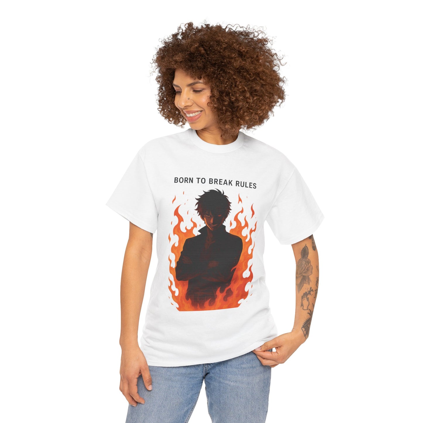 Born to Break Rules Unisex Heavy Cotton Tee