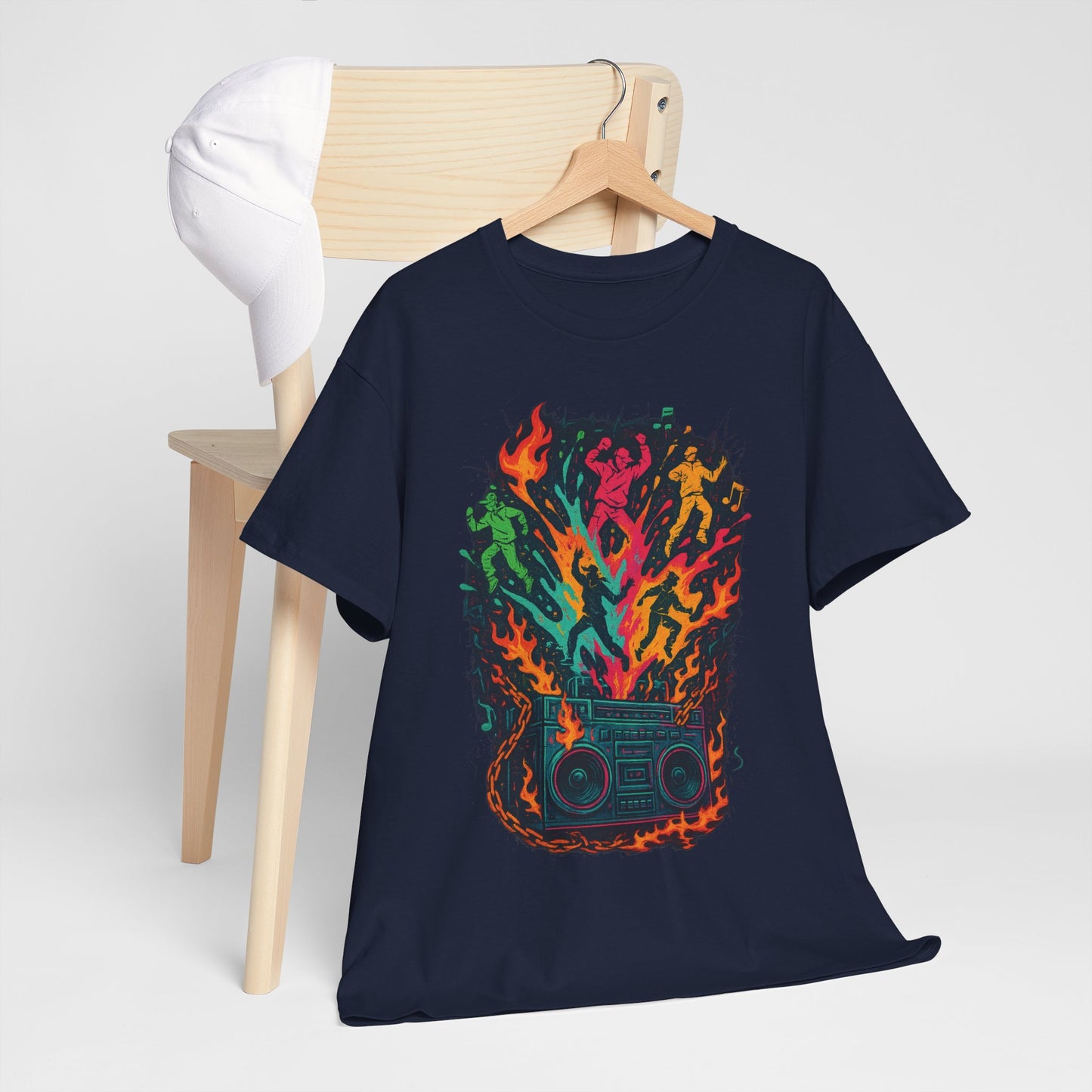 Vibrant Dance Party Tee, Unisex Cotton Tee
