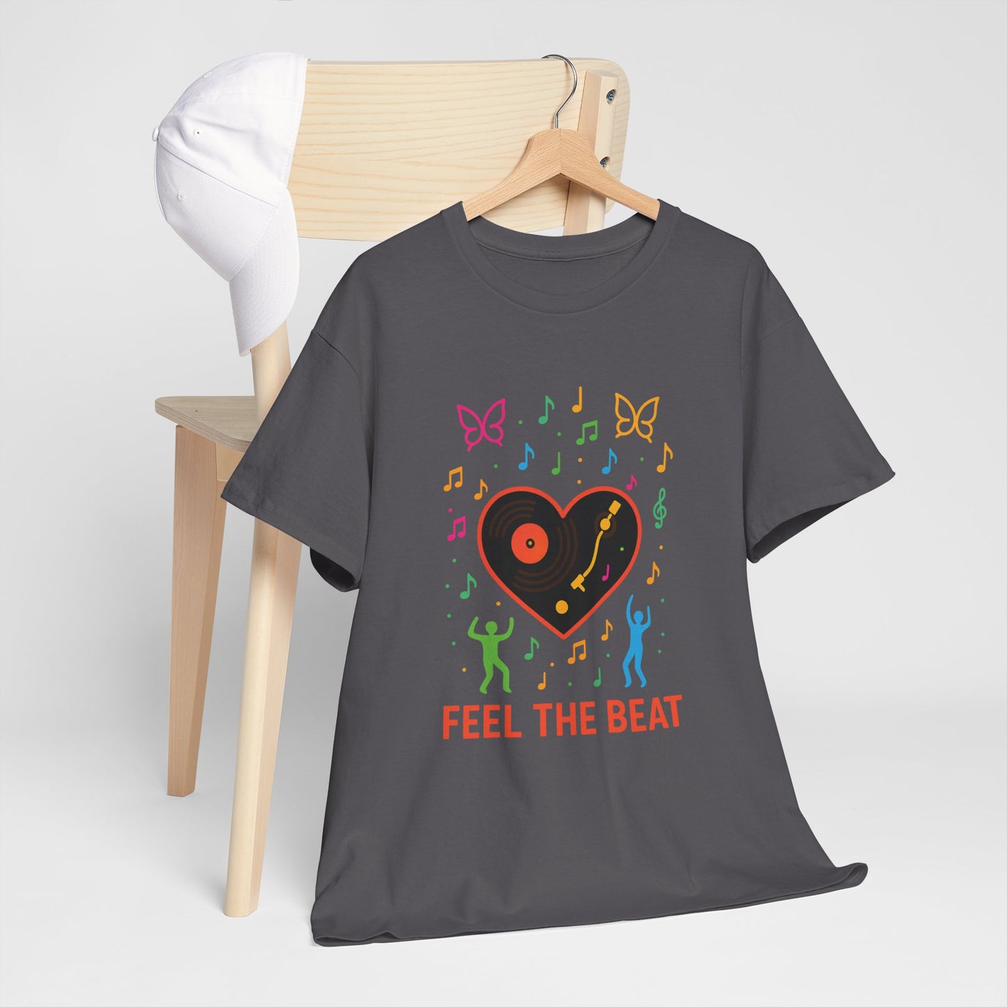 Colorful Music Vibes Tee | Unisex Heavy Cotton Tee