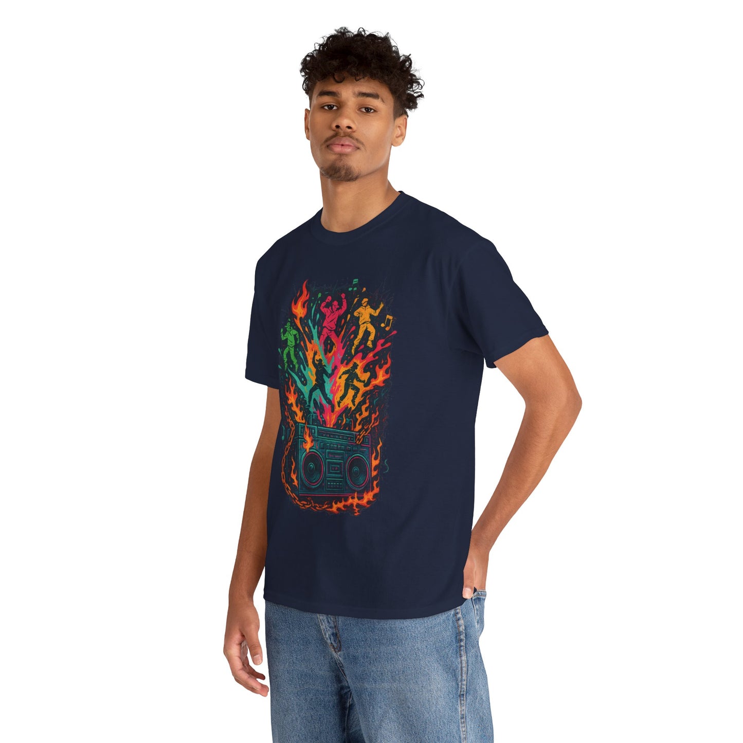 Vibrant Dance Party Tee, Unisex Cotton Tee