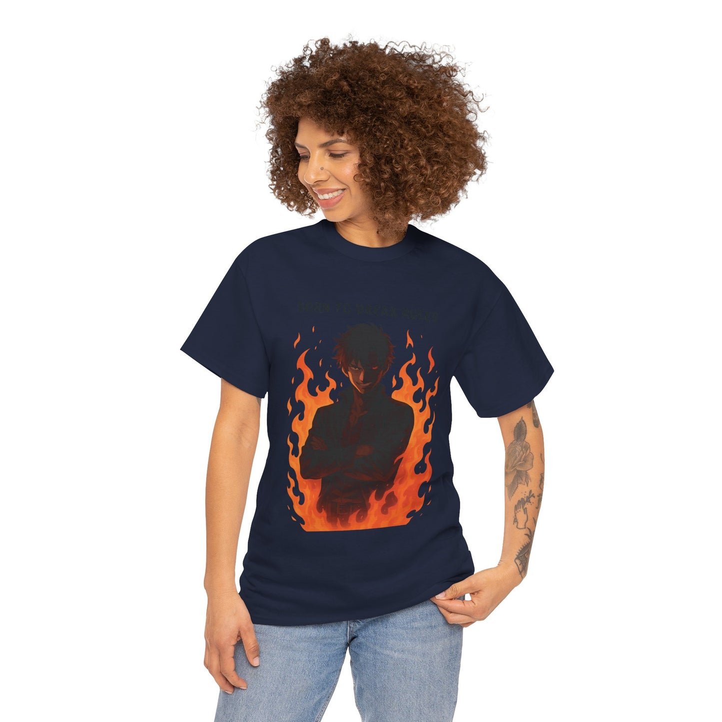 Born to Break Rules Unisex Heavy Cotton Tee