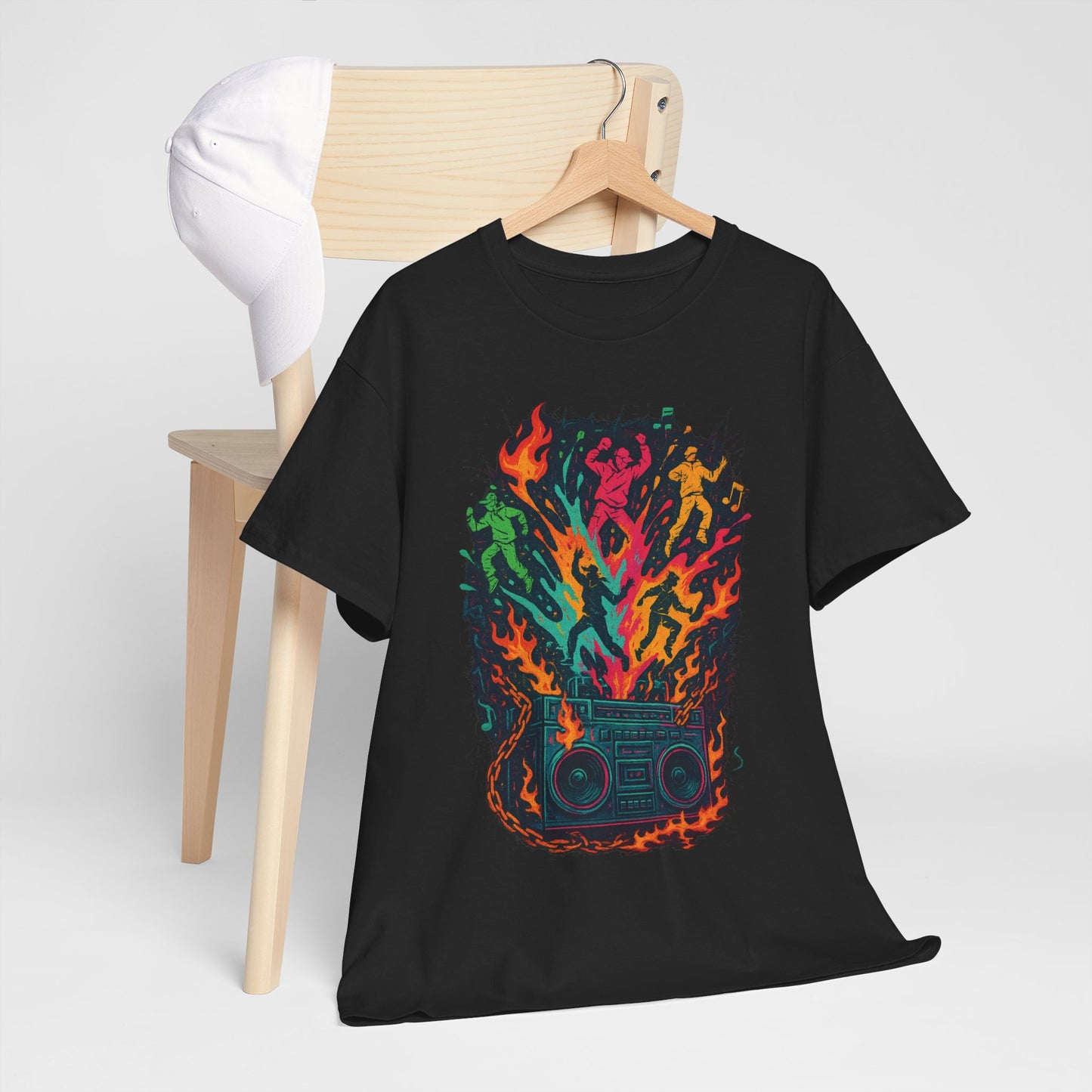 Vibrant Dance Party Tee, Unisex Cotton Tee