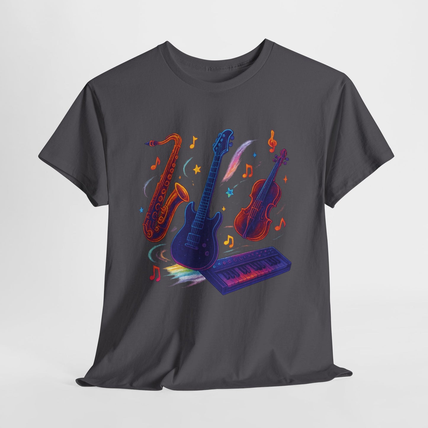 Vibrant Music-Themed Unisex Tee