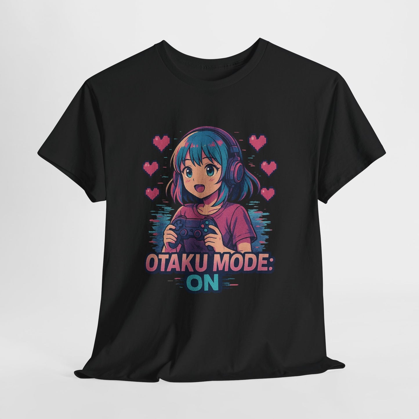 Anime Gamer Tee - Otaku Mode ON