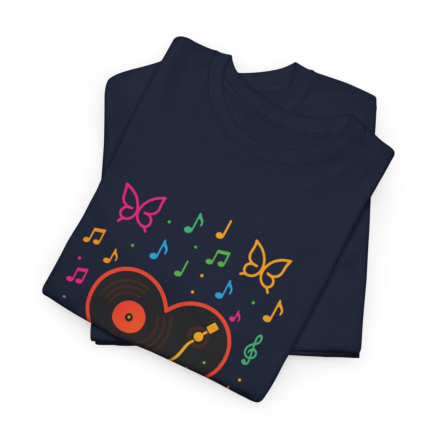 Colorful Music Vibes Tee | Unisex Heavy Cotton Tee