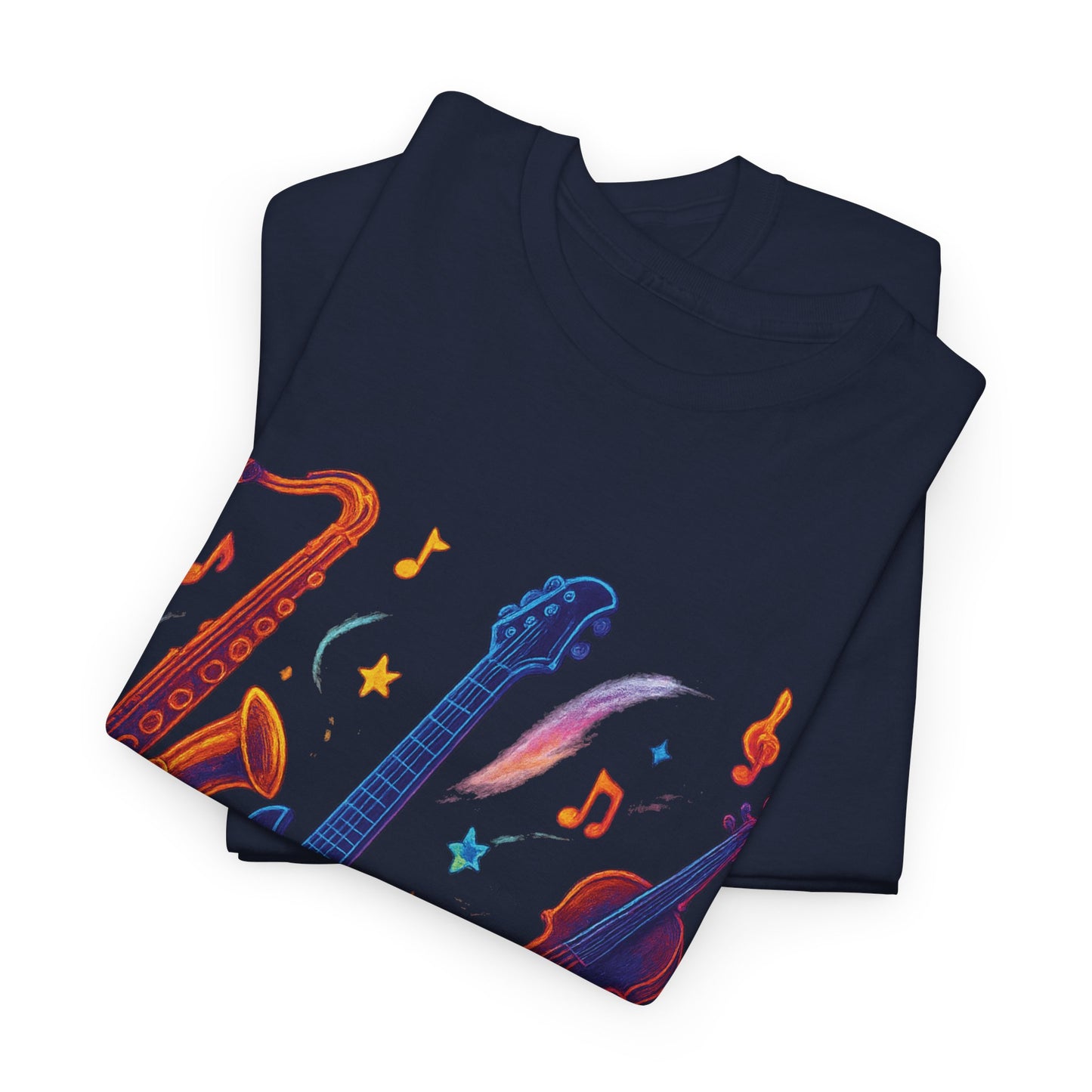 Vibrant Music-Themed Unisex Tee