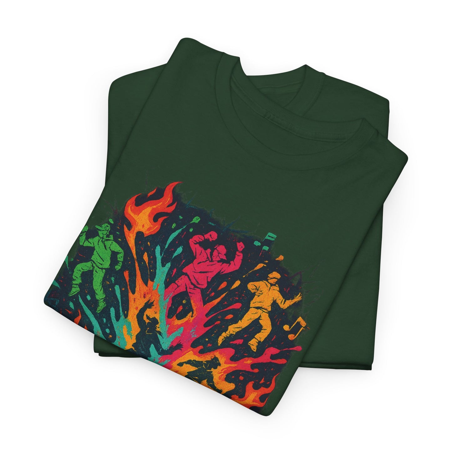Vibrant Dance Party Tee, Unisex Cotton Tee