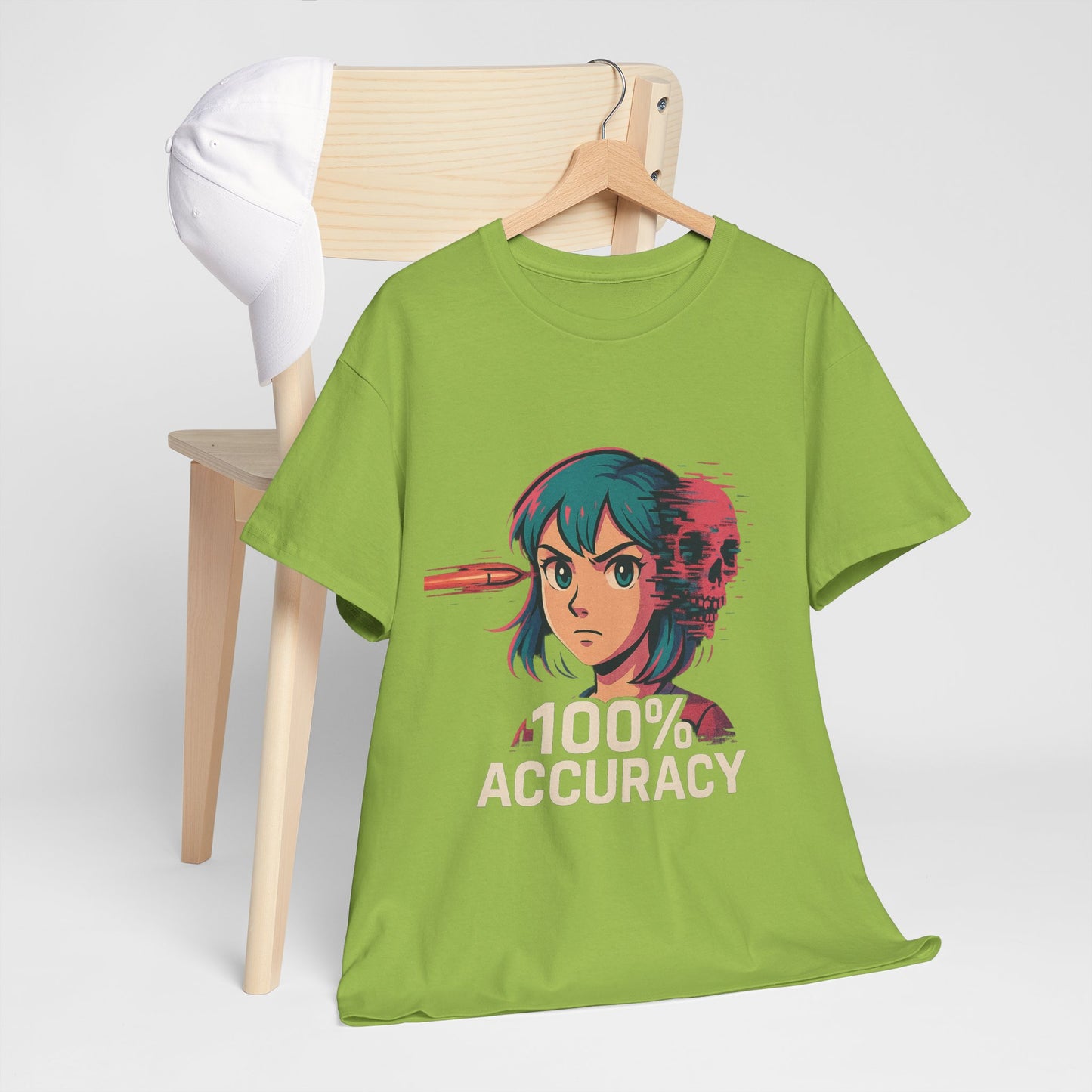 100% Accuracy Graphic Tee for Gamers - Unisex Cotton