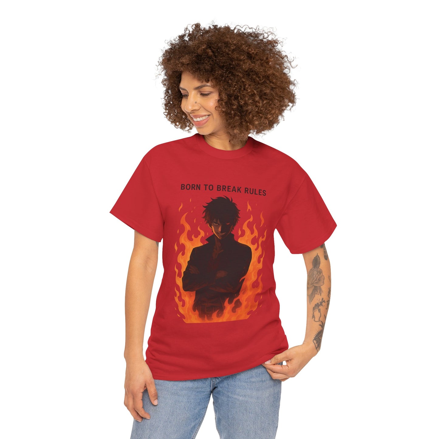 Born to Break Rules Unisex Heavy Cotton Tee