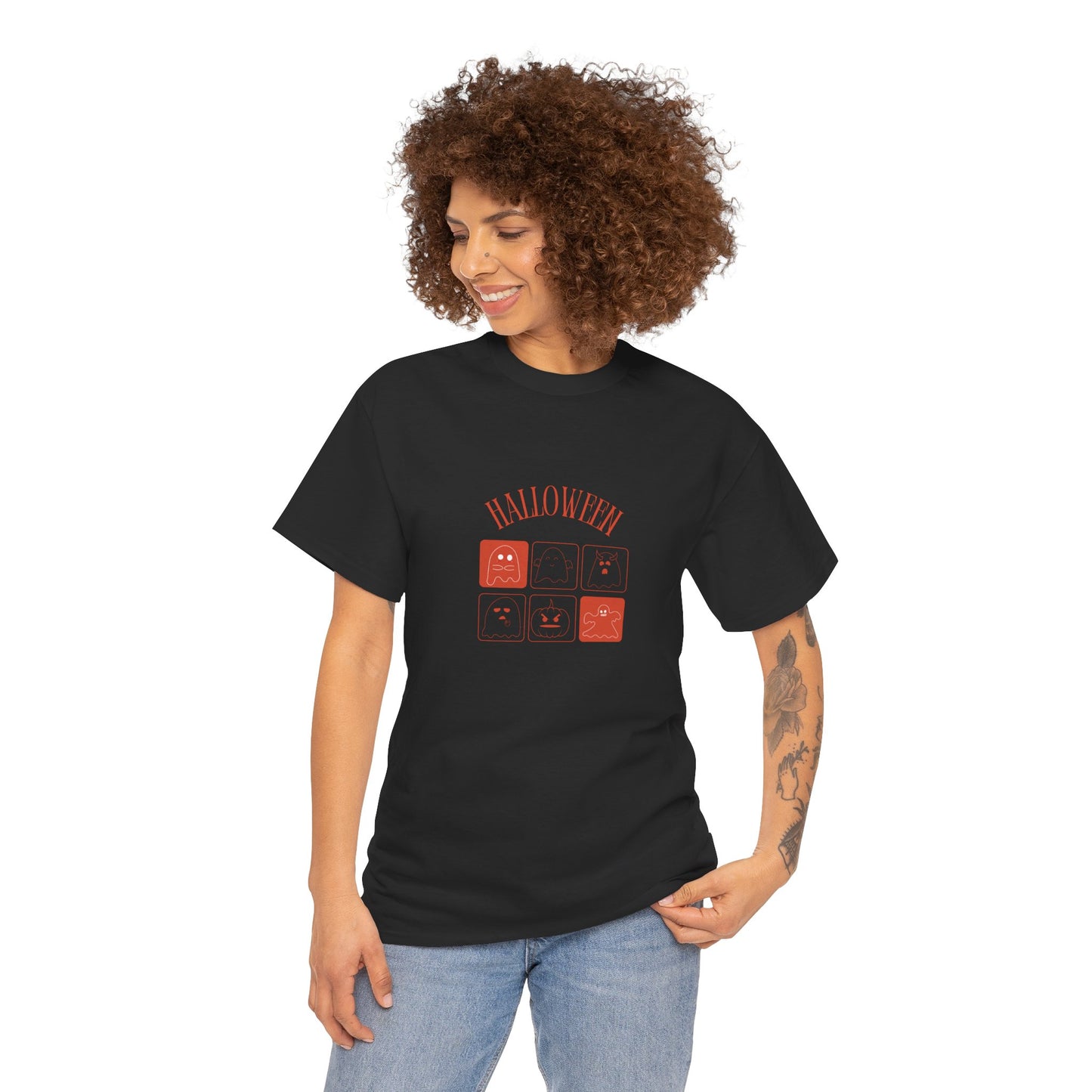 Retro Halloween Blocks Tee