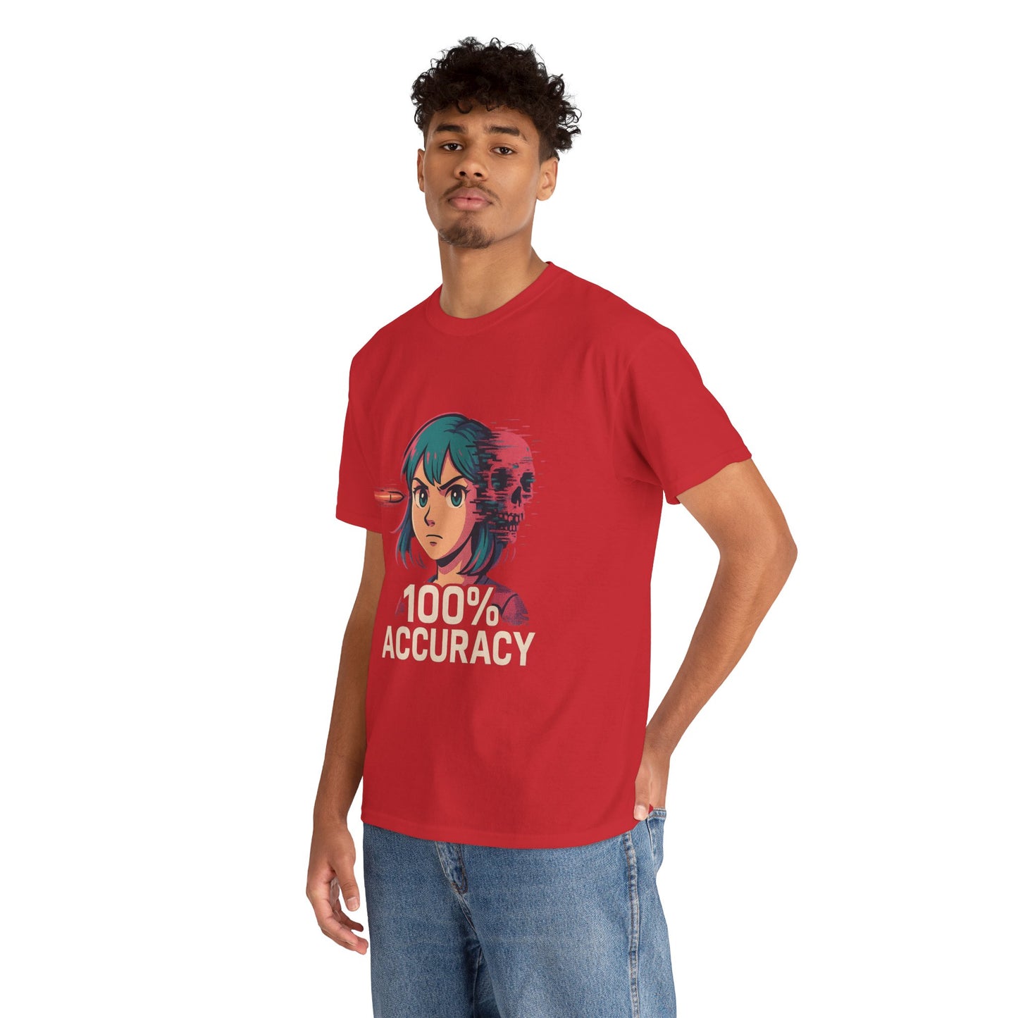 100% Accuracy Graphic Tee for Gamers - Unisex Cotton
