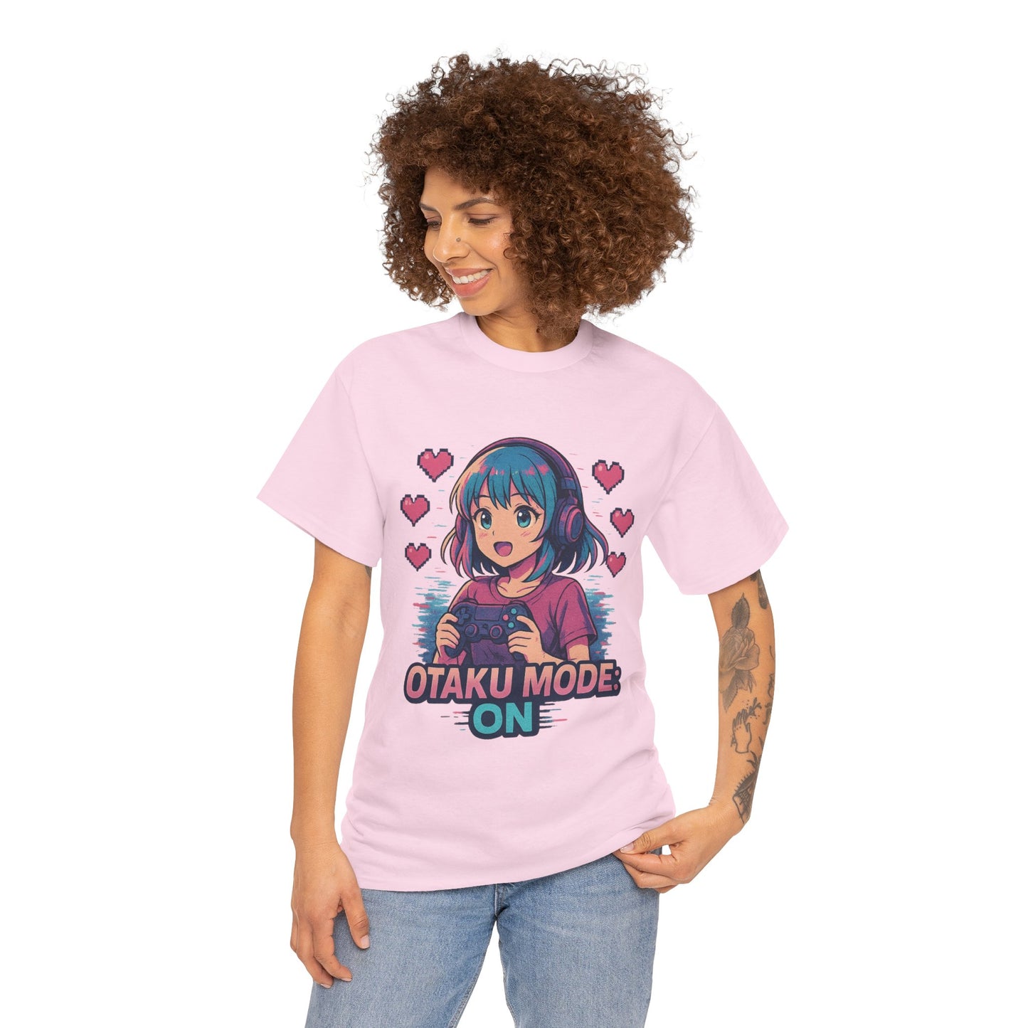 Anime Gamer Tee - Otaku Mode ON
