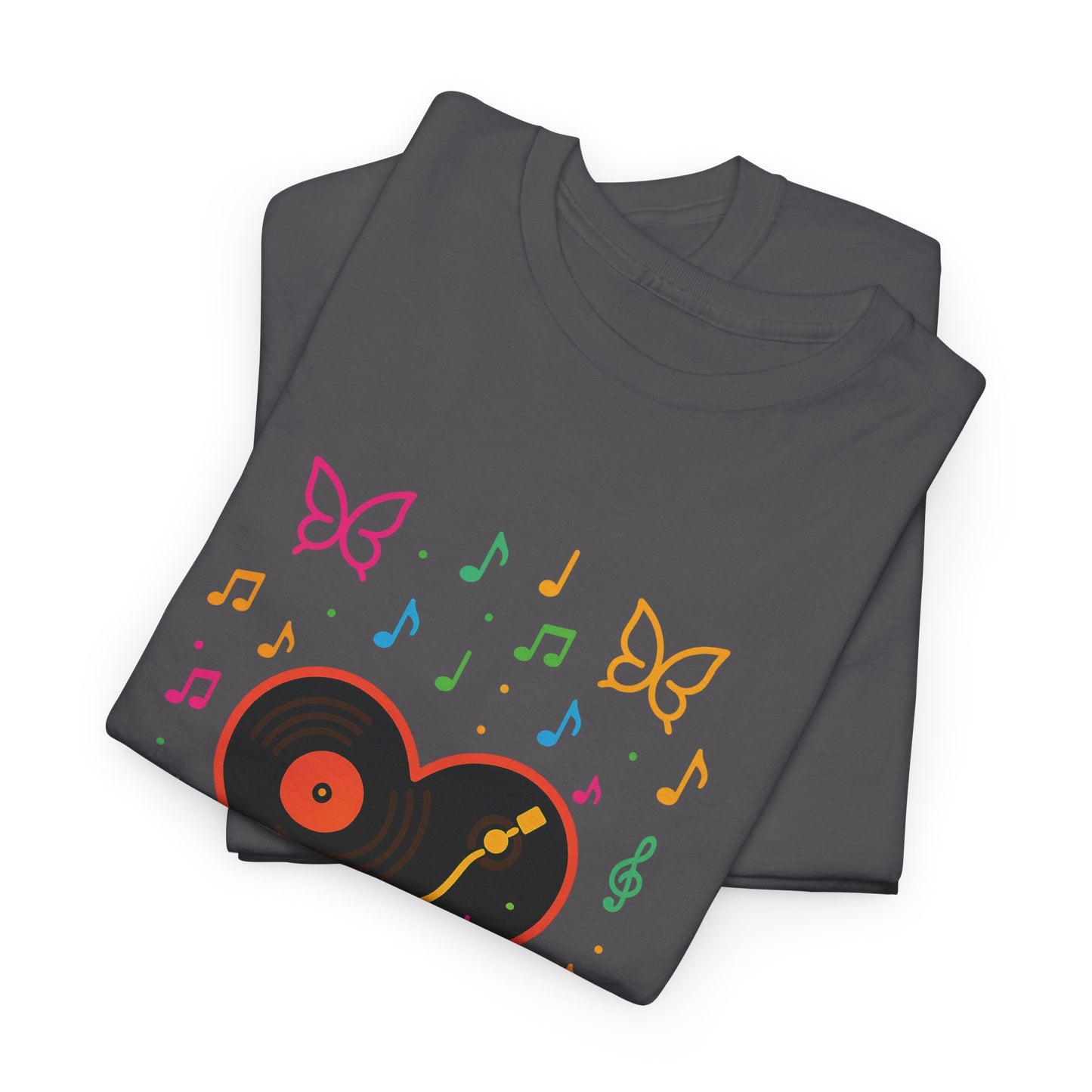 Colorful Music Vibes Tee | Unisex Heavy Cotton Tee