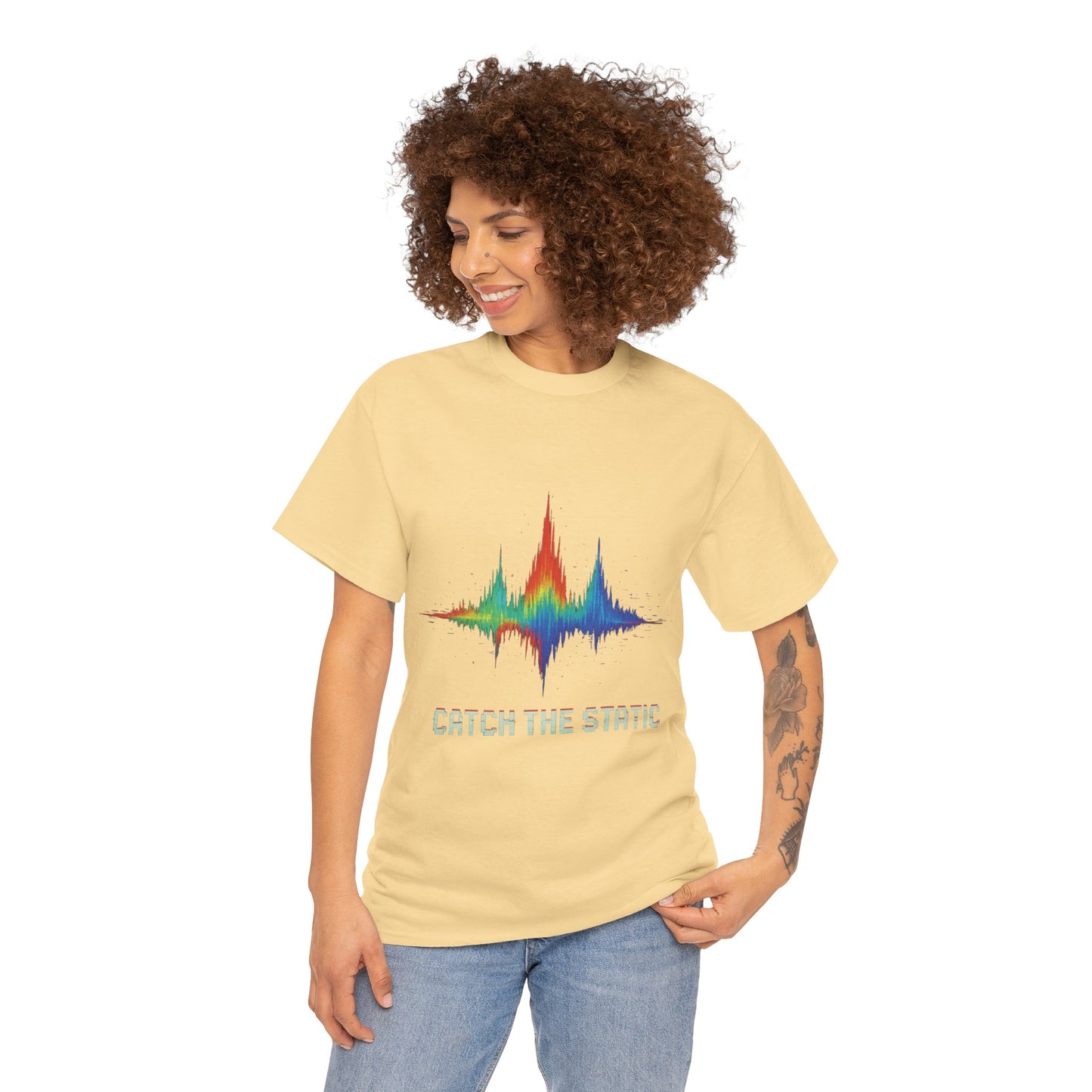 Catch the Static Unisex Heavy Cotton Tee