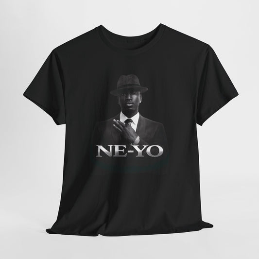 Graphic Tee — Retro R&B Artist Photo Shirt ("NE-YO" & "Akon Nights Like This")