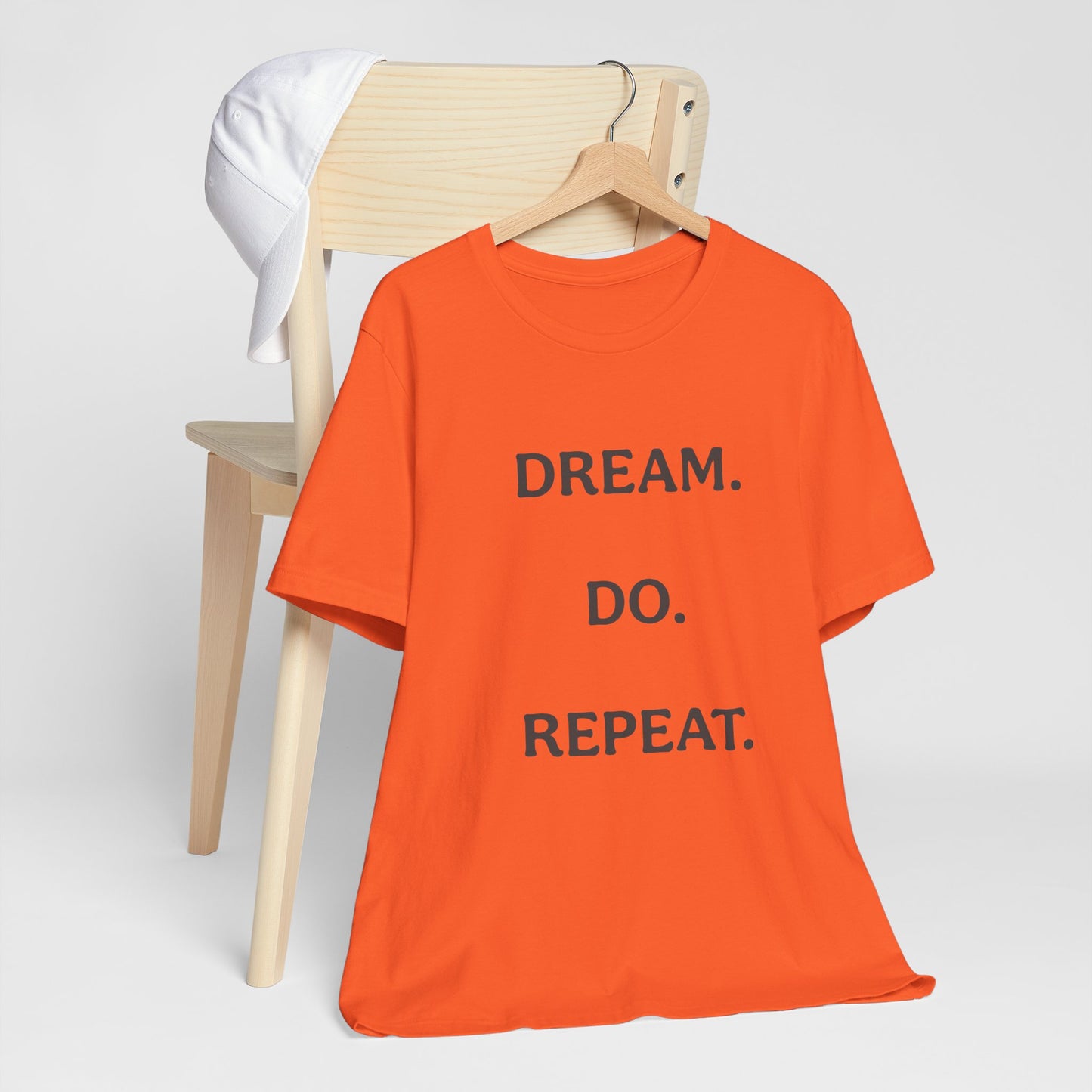 Inspirational Short Sleeve Tee | Dream Do Repeat