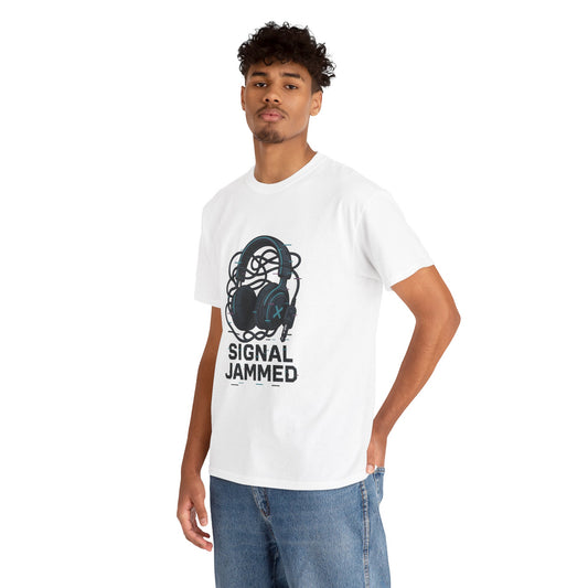 Signal Jammed Unisex Heavy Cotton Tee