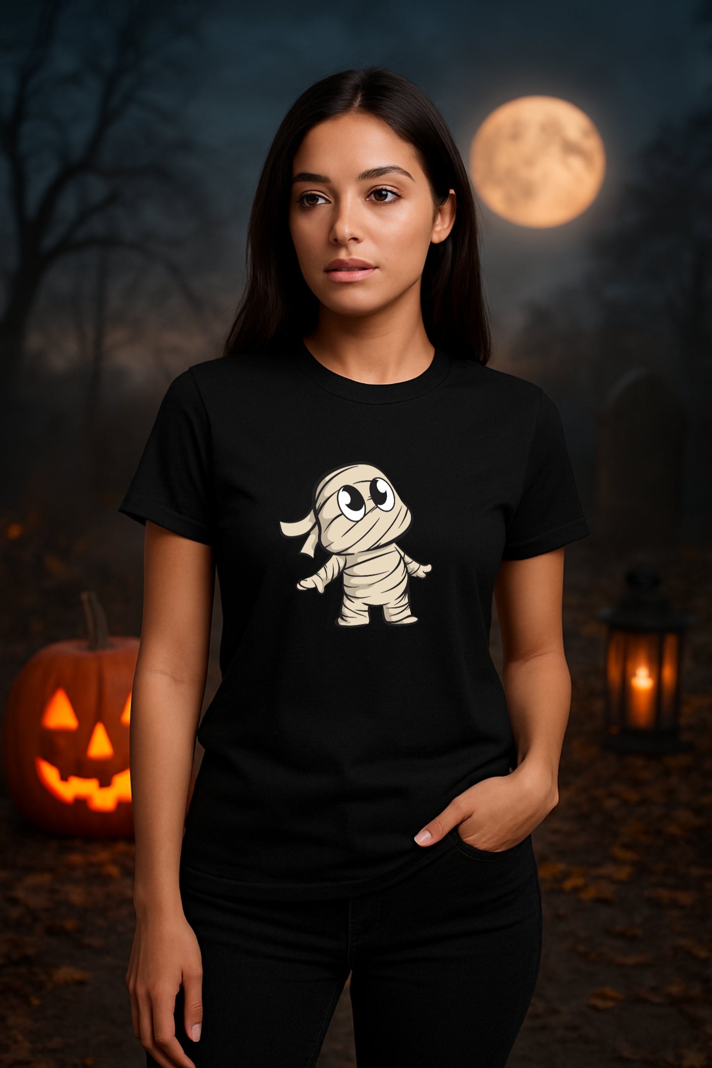 Mummy Vibes Halloween Tee