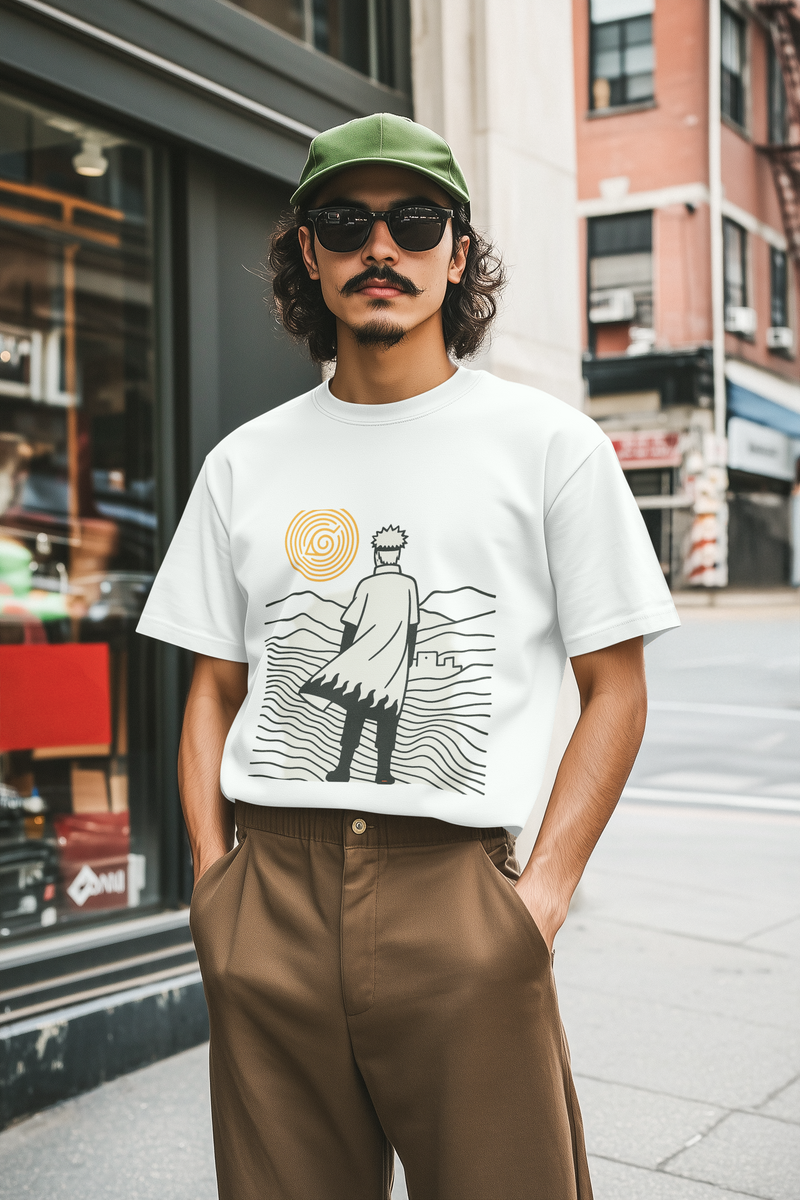 Hokage Legacy Naruto-Inspired T-Shirt