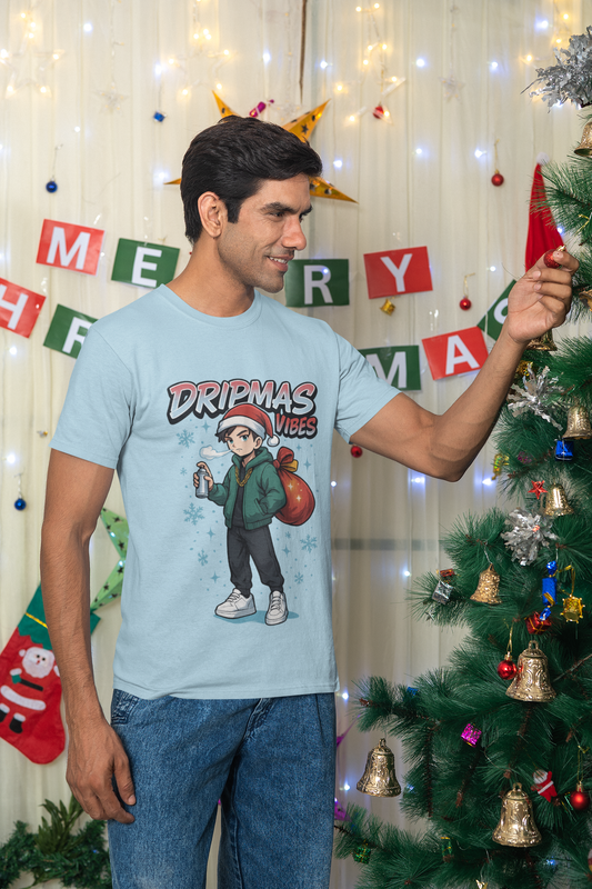 Dripmas Vibes Tee — Holiday Streetwear Graphic T-Shirt